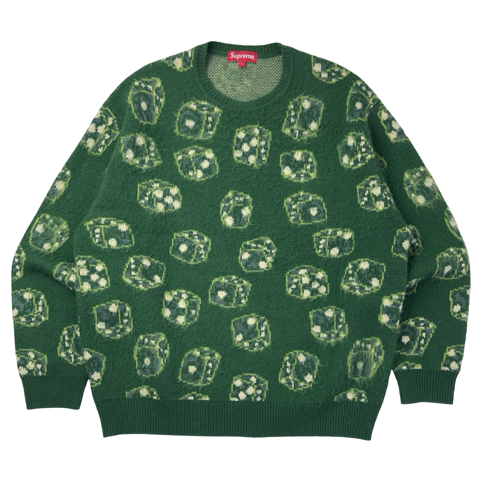 Supreme Dice Sweater Green