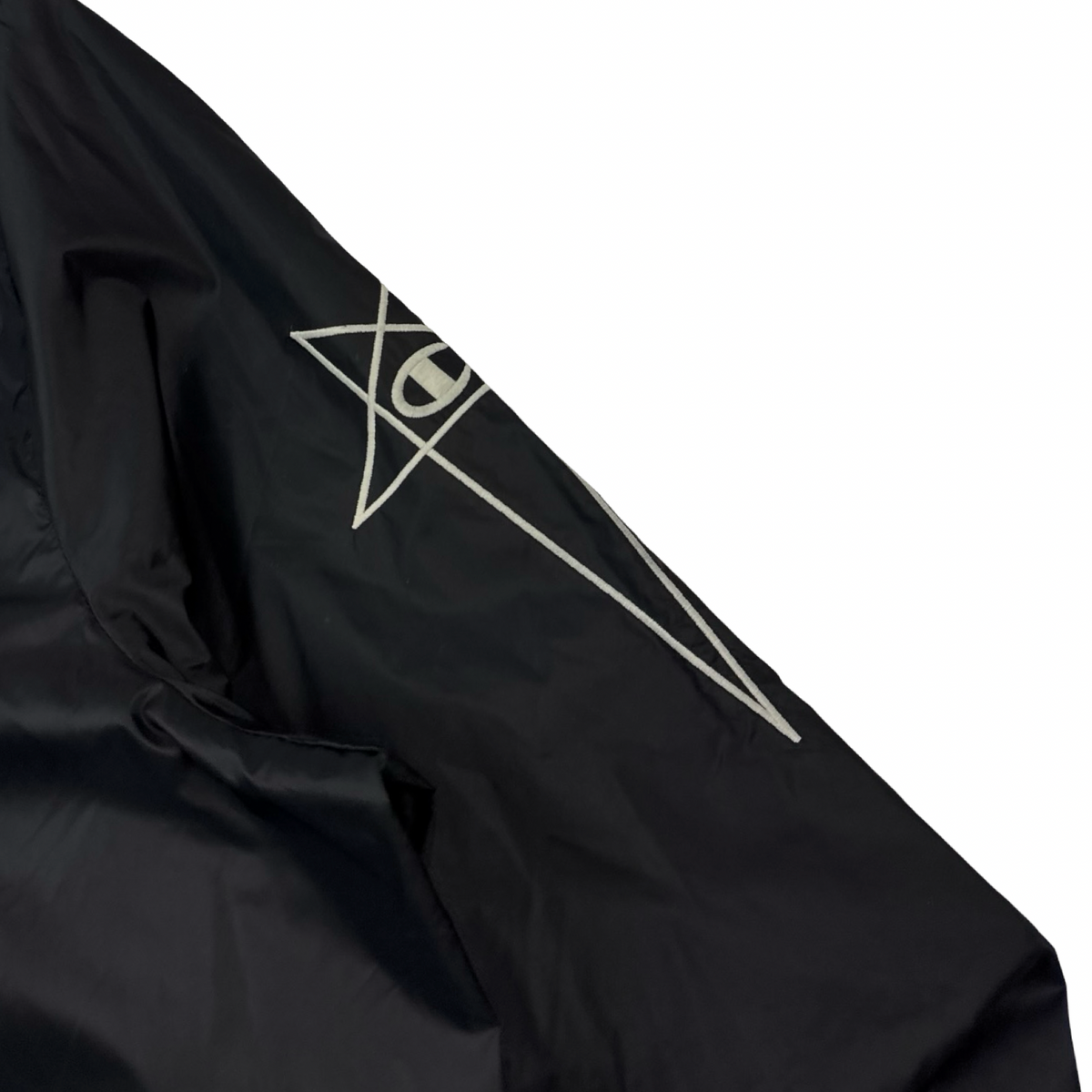 Rick Owens DRKSHDW Champion Mountain Windbreaker Hoodie