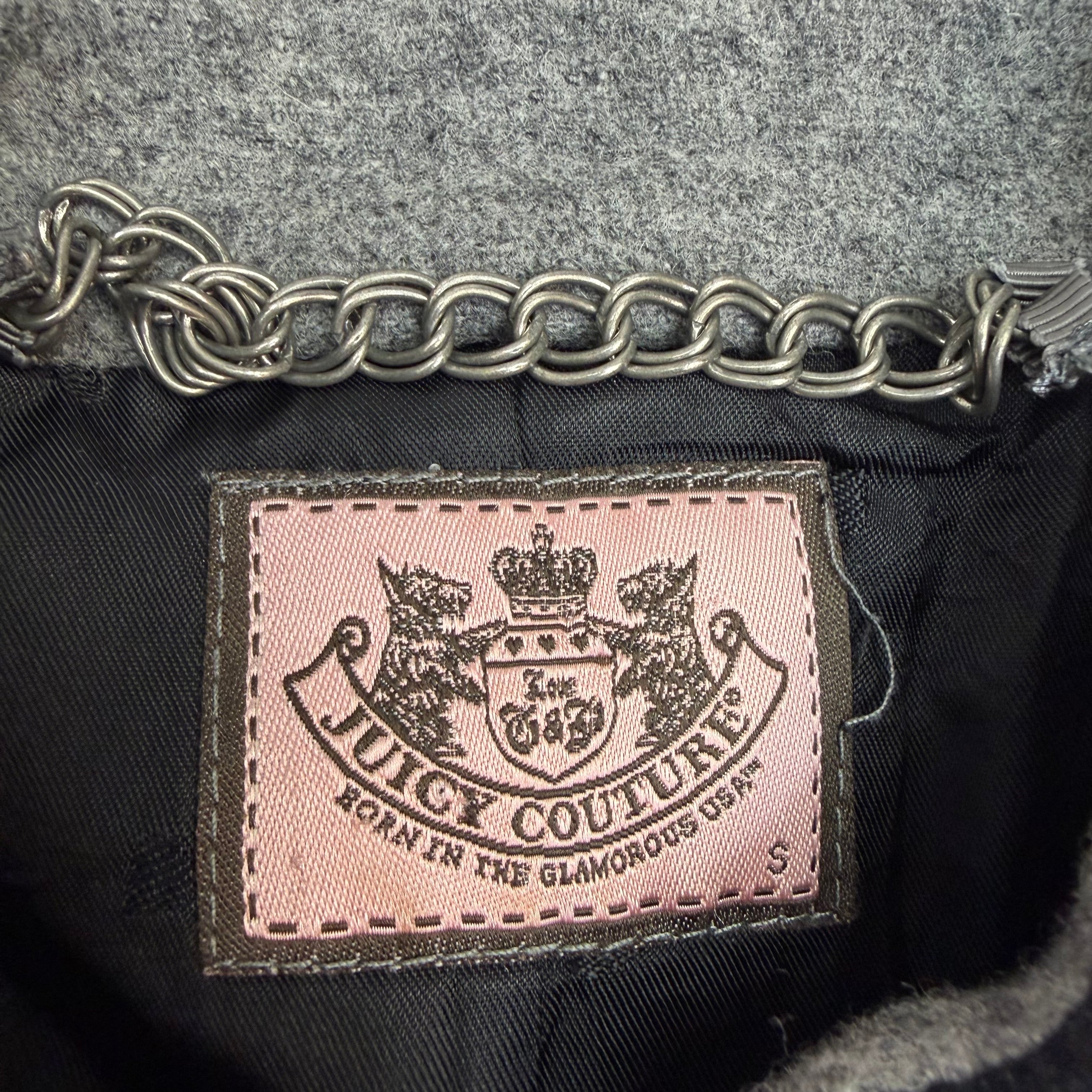 (W) Vintage Juicy Couture Military Troupe Jacket Grey