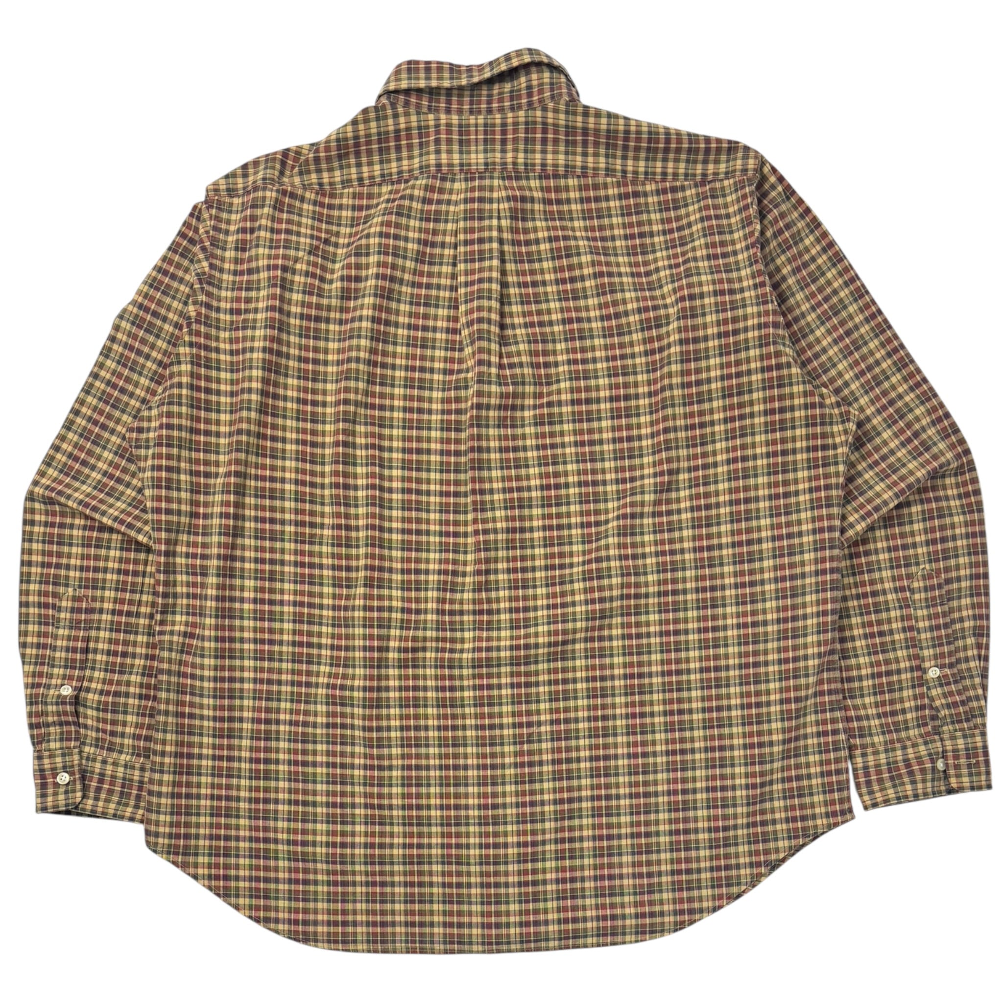 Vintage Ralph Lauren Button Up Shirt Dark Yellow