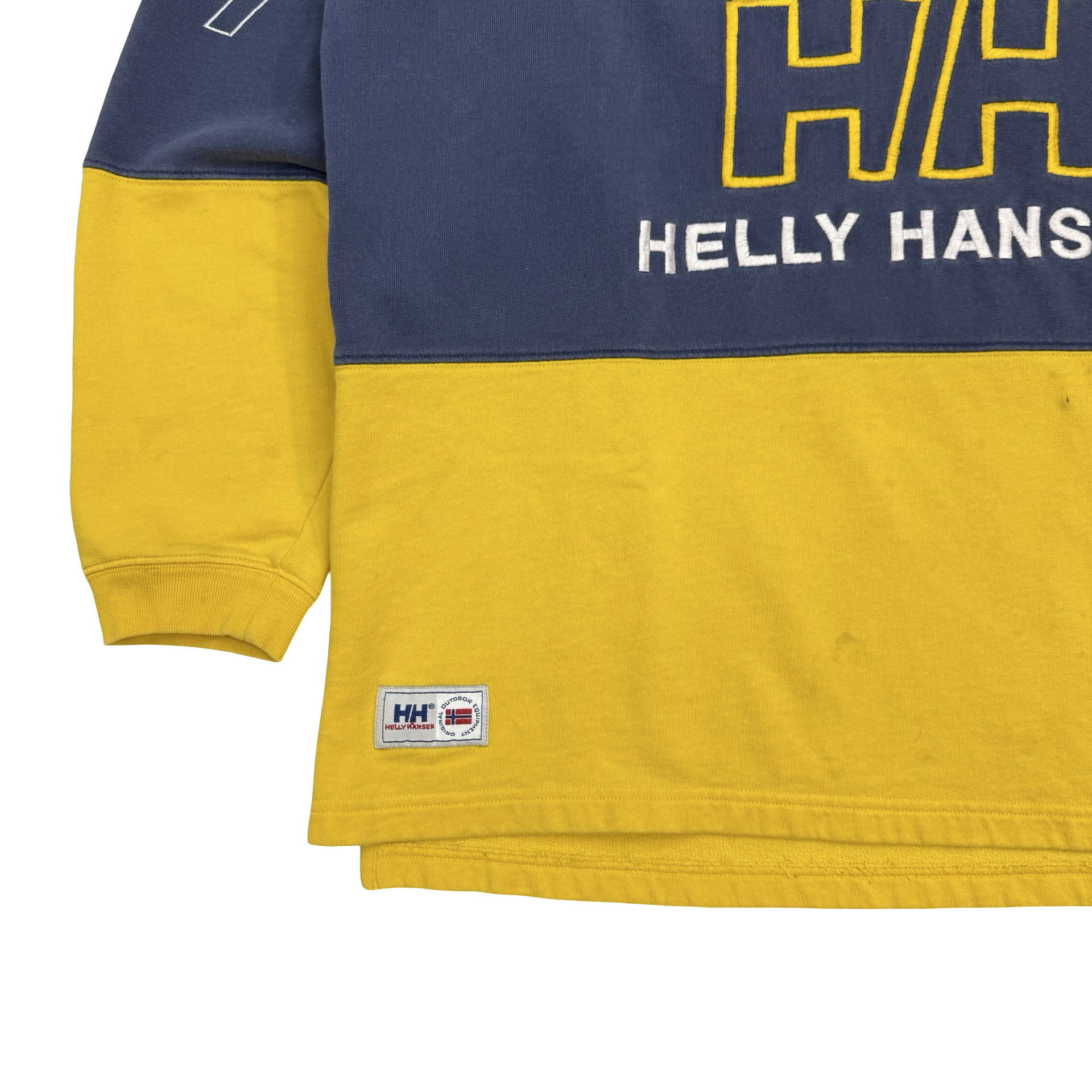 Vintage Helly Hansen Quarter Zip Yellow