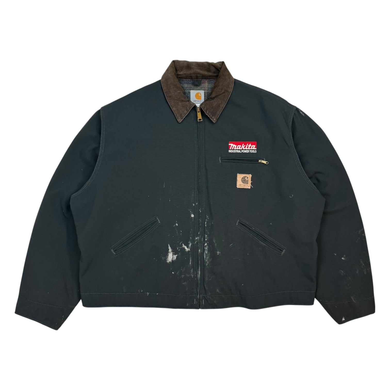 Vintage Carhartt Detroit Jacket Charcoal Black