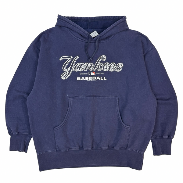 Vintage New York Yankees Hoodie Navy Blue