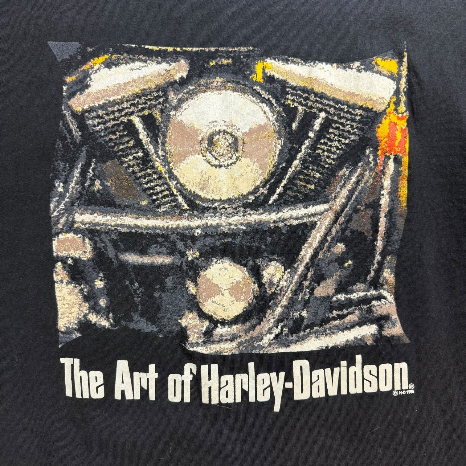 1996 Harley Davidson Of Cancun ‘The Art Of Harley Davidson’ Tee Black