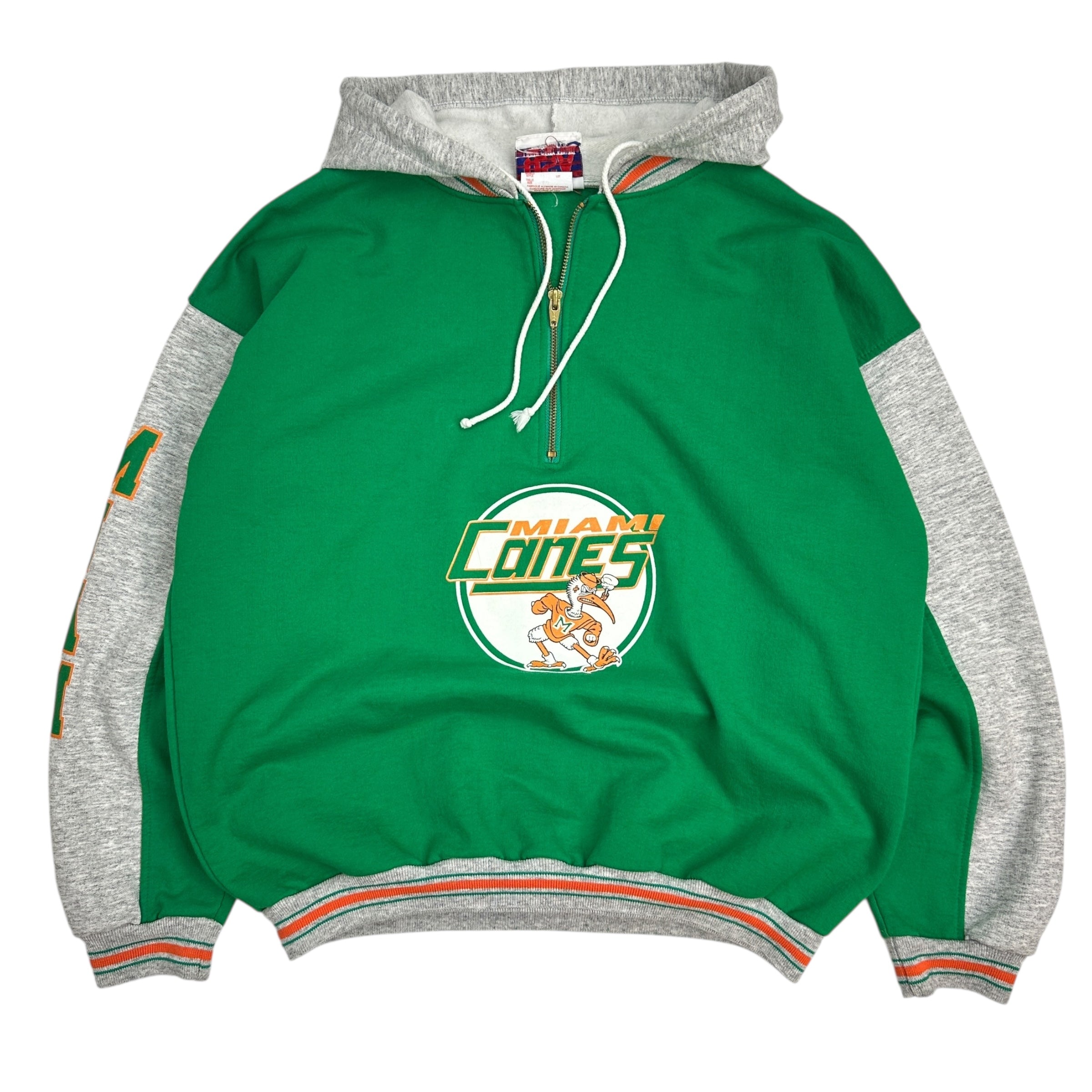 Vintage Miami Hurricanes 1/4 Hoodie