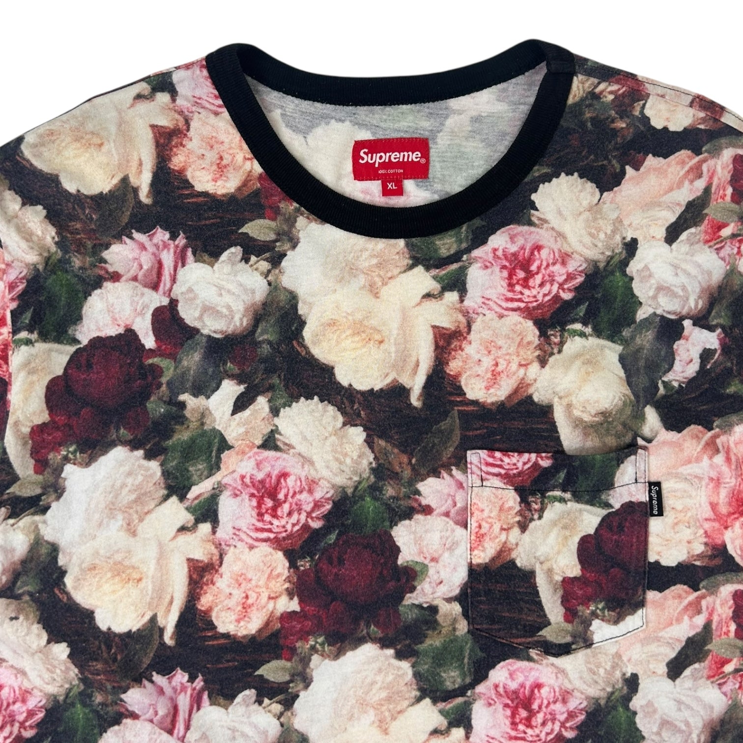Supreme Power Corruption Lies PCL Pocket T-Shirt Floral