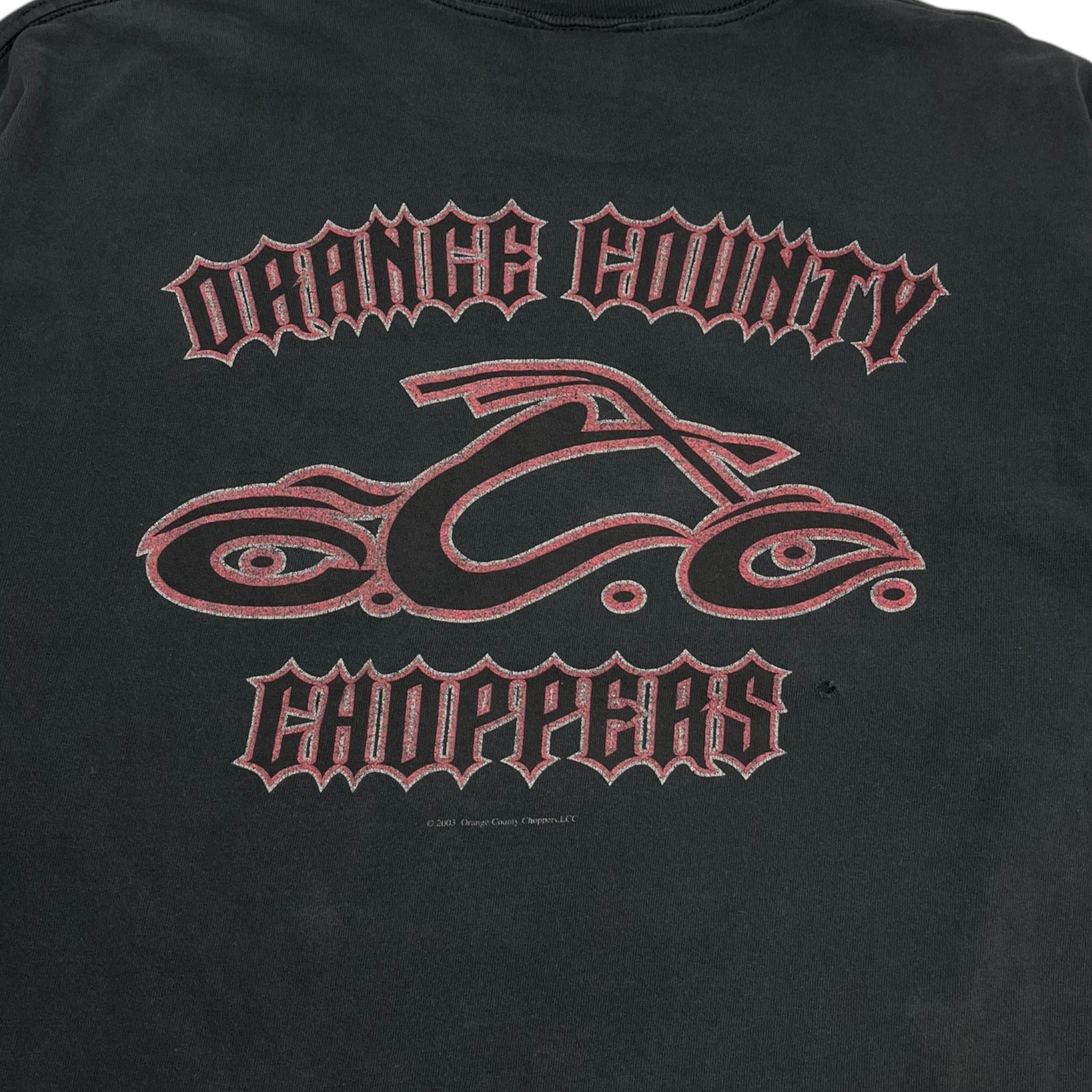 Vintage Orange County Choppers Centre Logo L/S T-Shirt