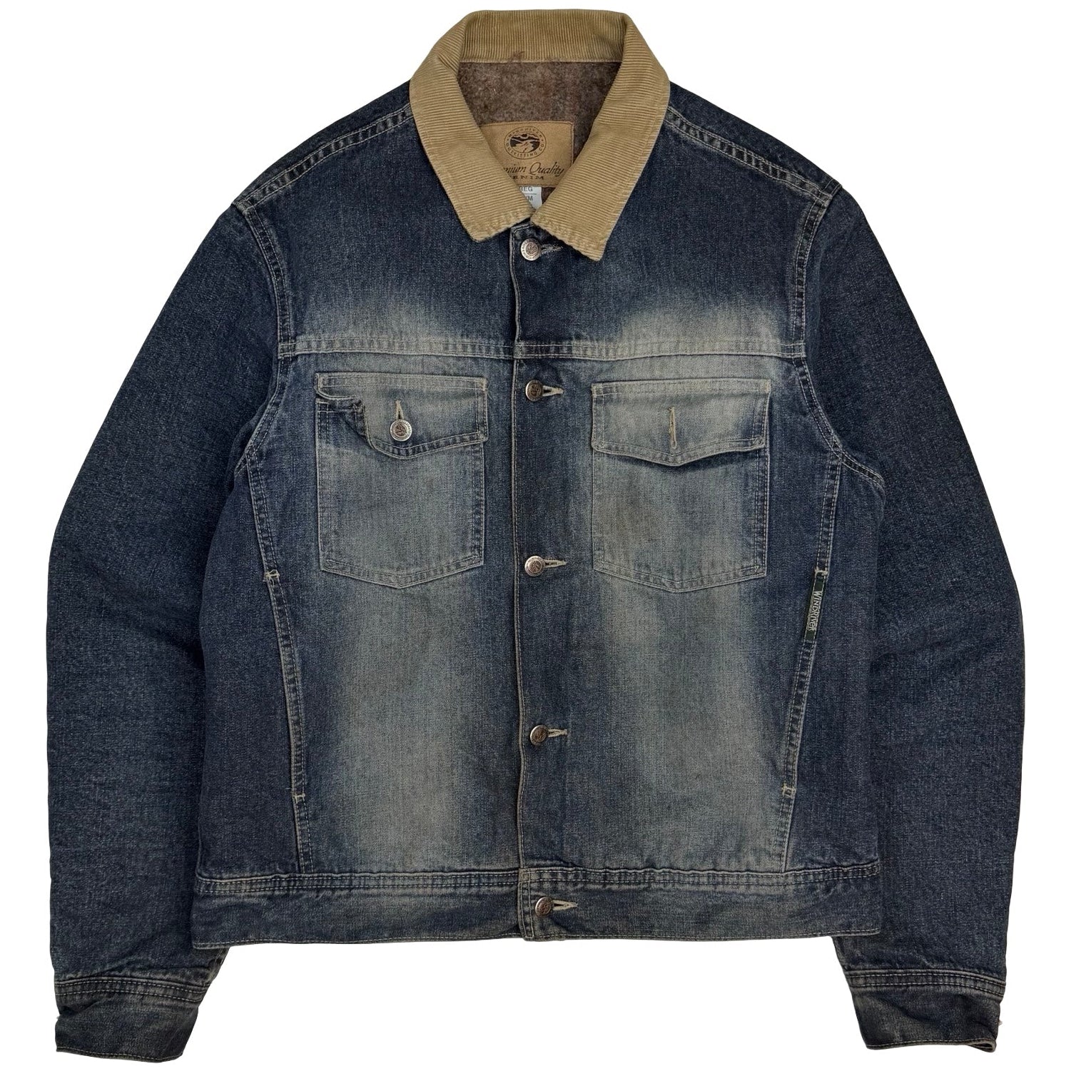 Vintage Windriver Faded Denim Jacket Blue