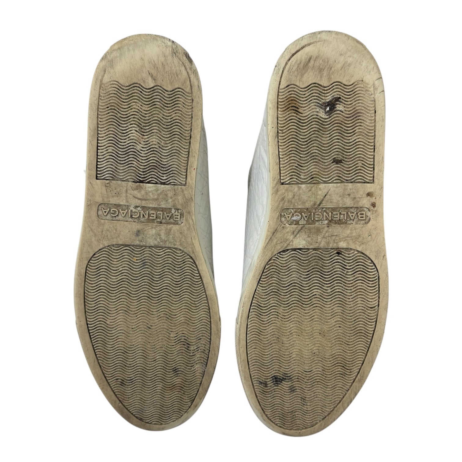 Balenciaga Arena Leather Low Top Sneaker White (Used)