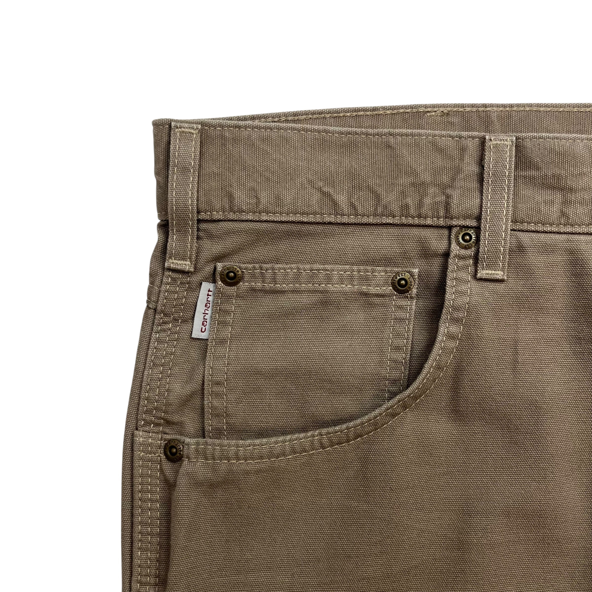 Vintage Carhartt Dungaree Pants Light Brown