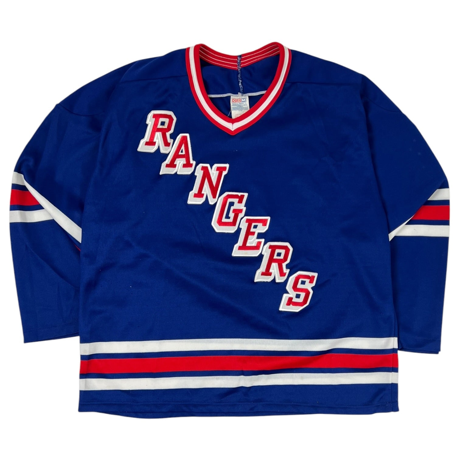 Vintage CCM New York Rangers Jersey Blue