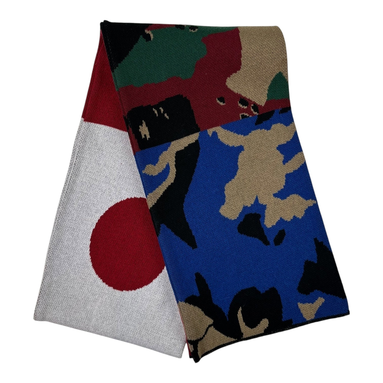 Gosha Rubchinskiy Camo Combo Flag Scarf