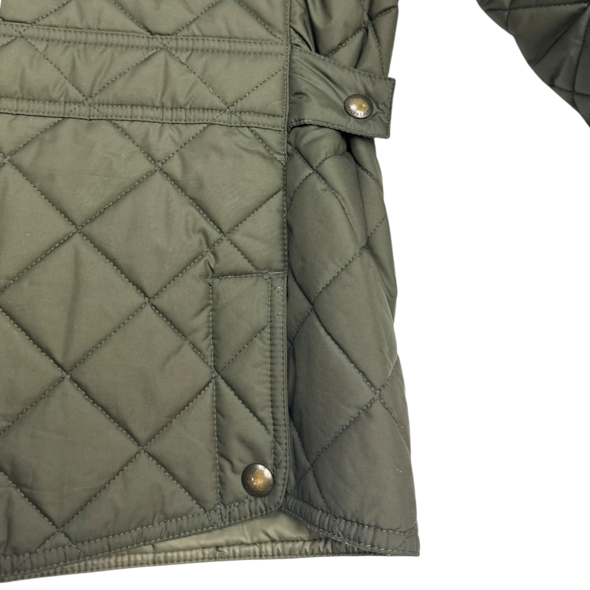 Vintage Polo Ralph Lauren Beaton Quilted Jacket Green