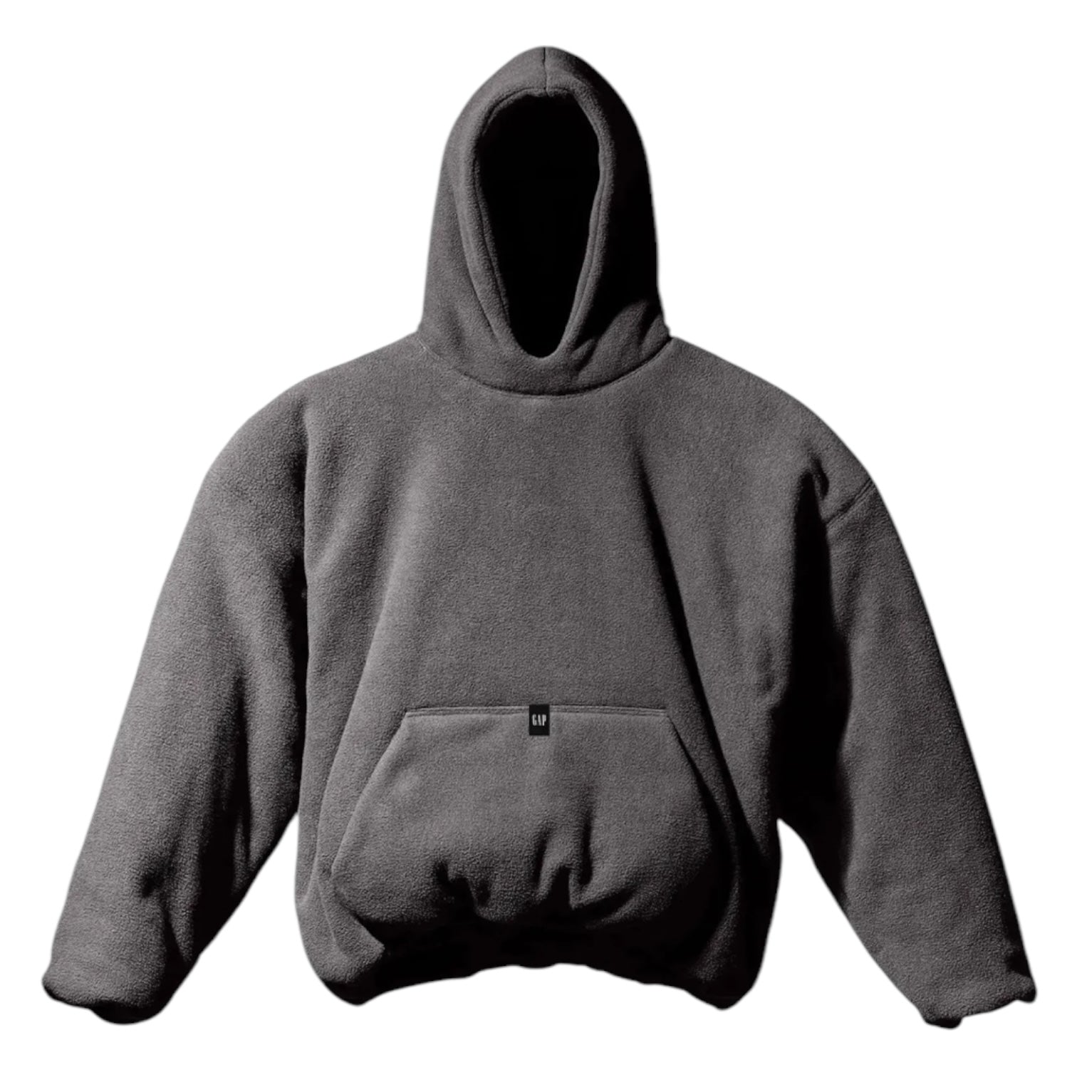 Yeezy Gap Polar Fleece Padded Hoodie Dark Grey