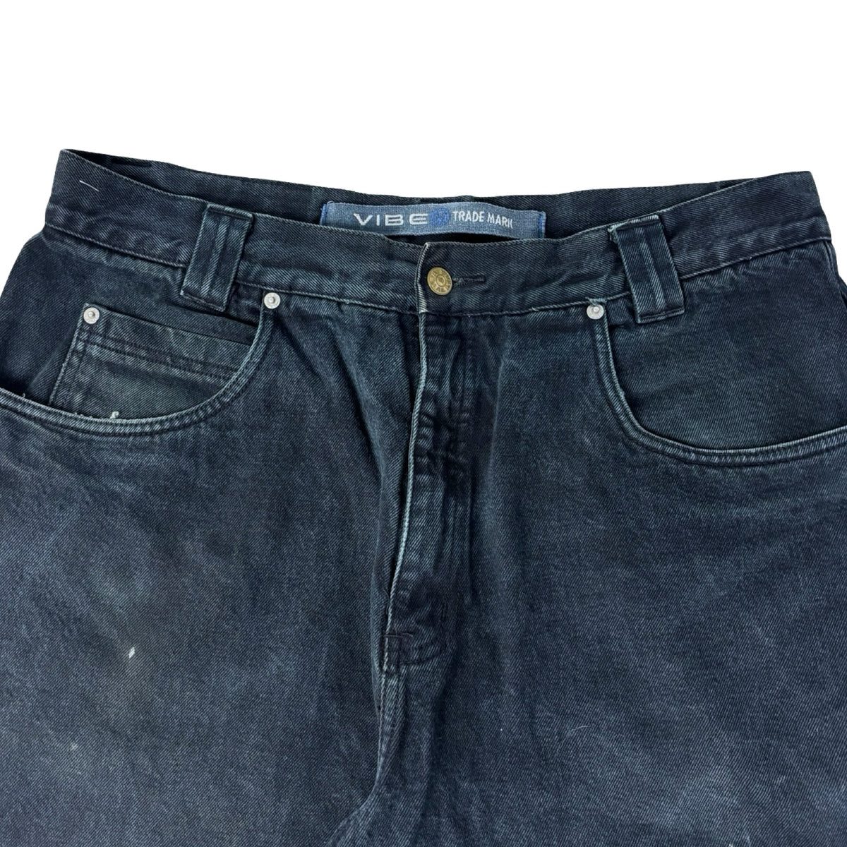 Vintage Y2K Vibe Trademark Jean Pant Washed Black