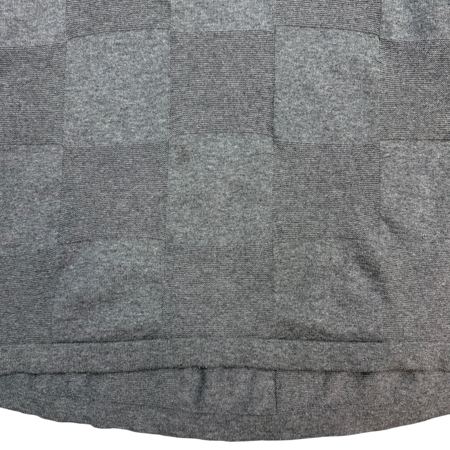 Goopimade Checkerboard Knit Longsleeve Grey
