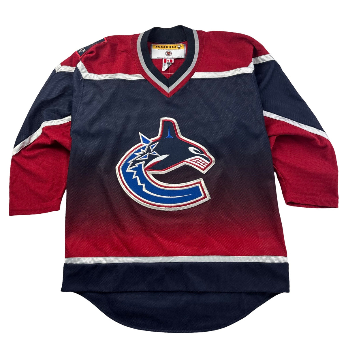 Vintage Koho Vancouver Canucks Alternate Gradient NHL Jersey Red/Blue