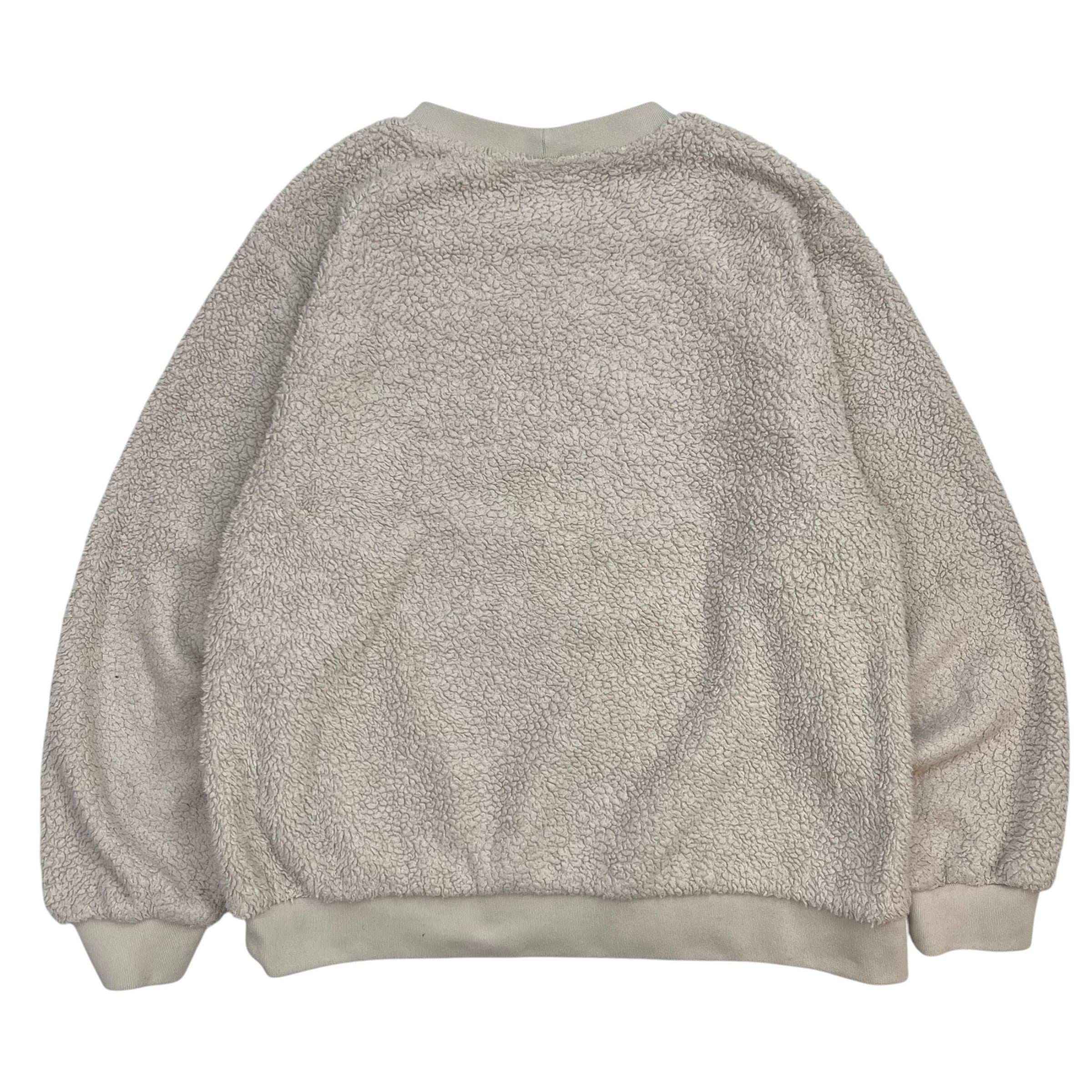 Stussy Fleece Crewneck Cream