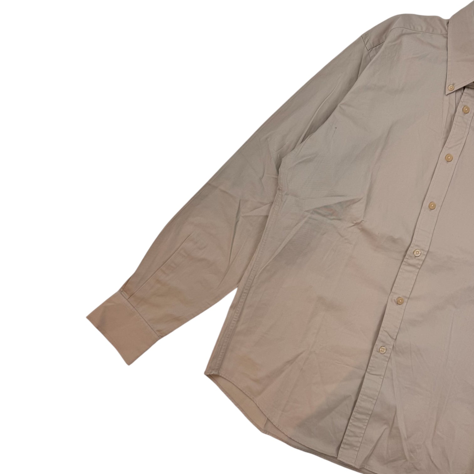 Vintage YSL Button Up Shirt Beige