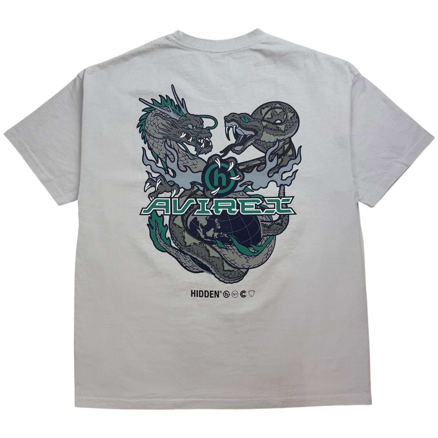 Hidden NY Avirex Worldwide Tee Silver