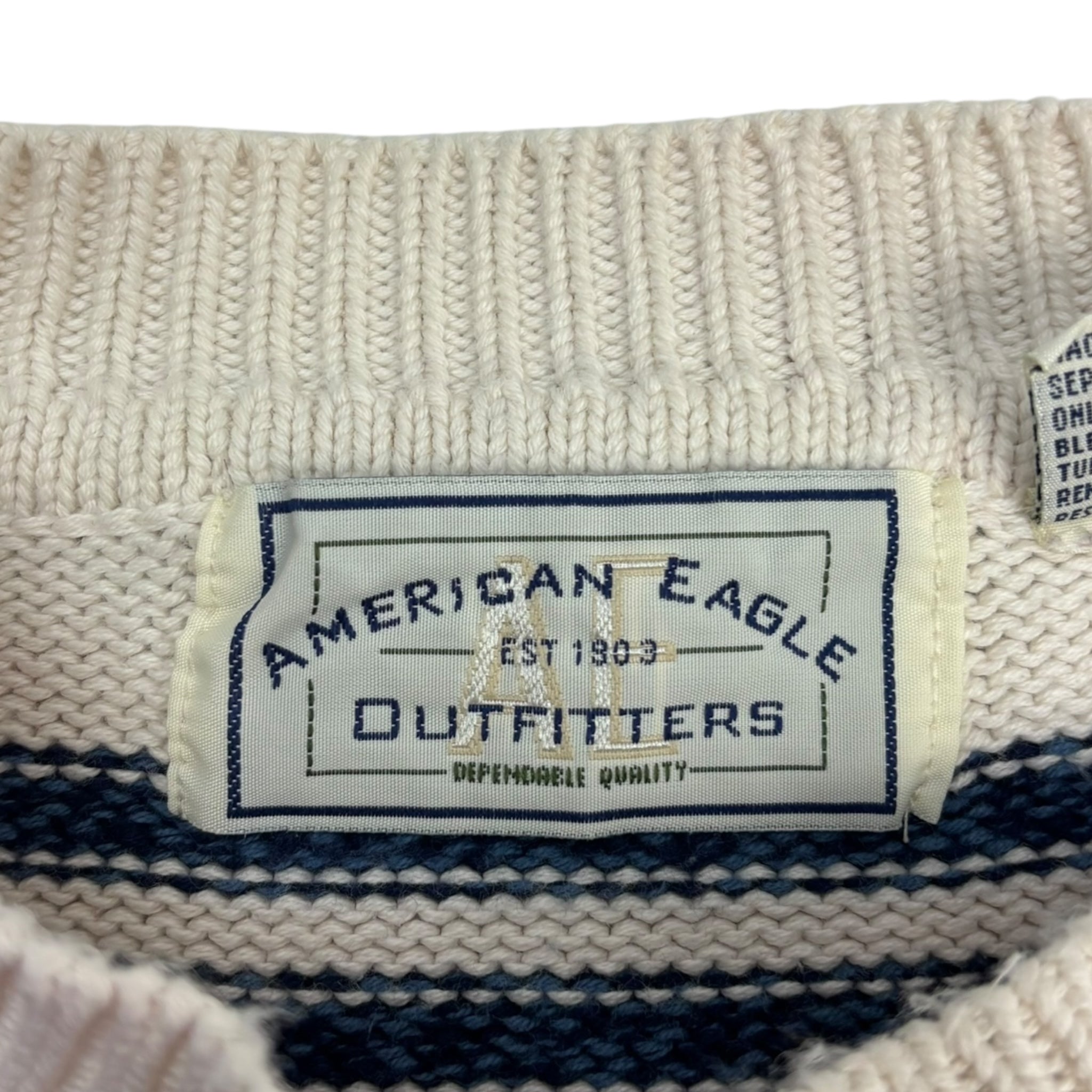 Vintage Y2K American Eagle Striped Knit