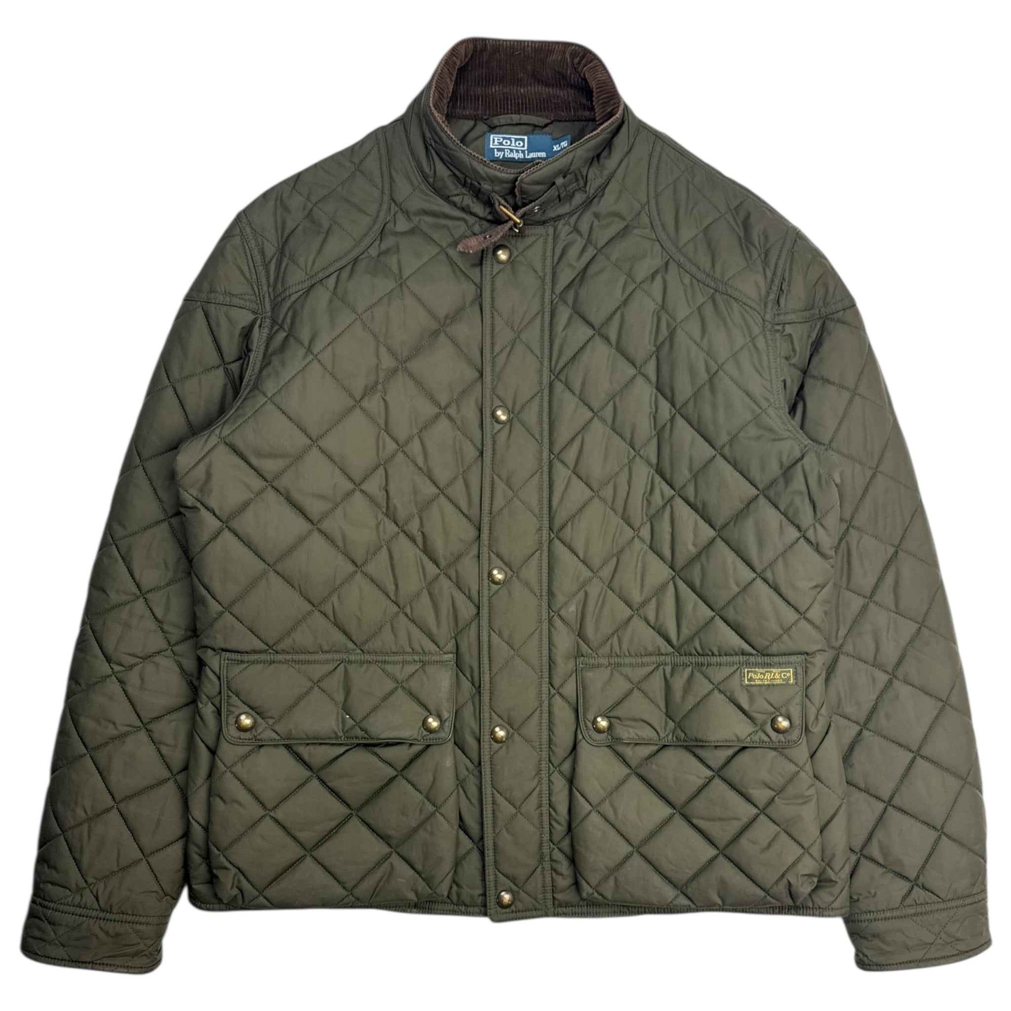Vintage Polo Ralph Lauren Beaton Quilted Jacket Green