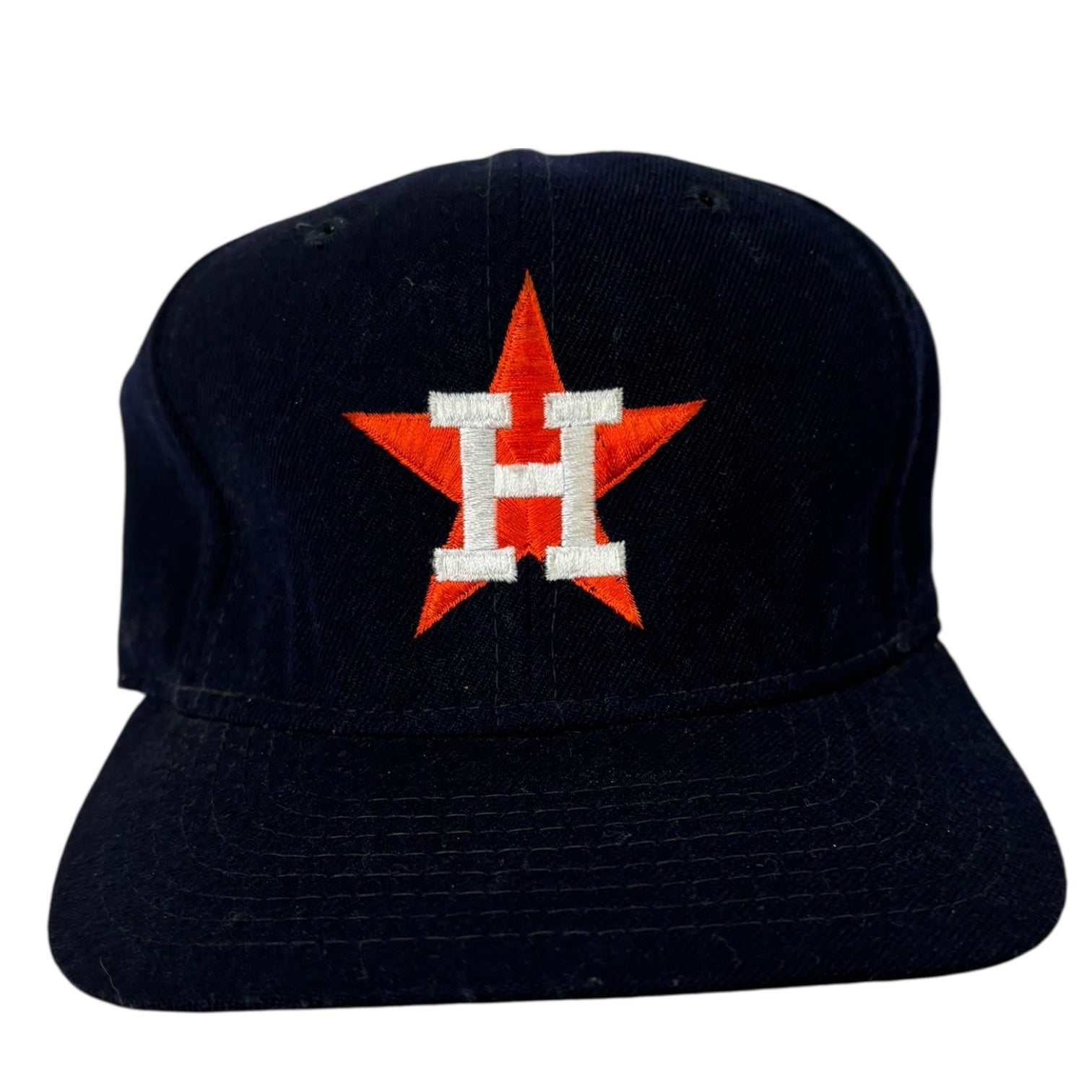 Vintage Houston Astros Fitted Hat Navy