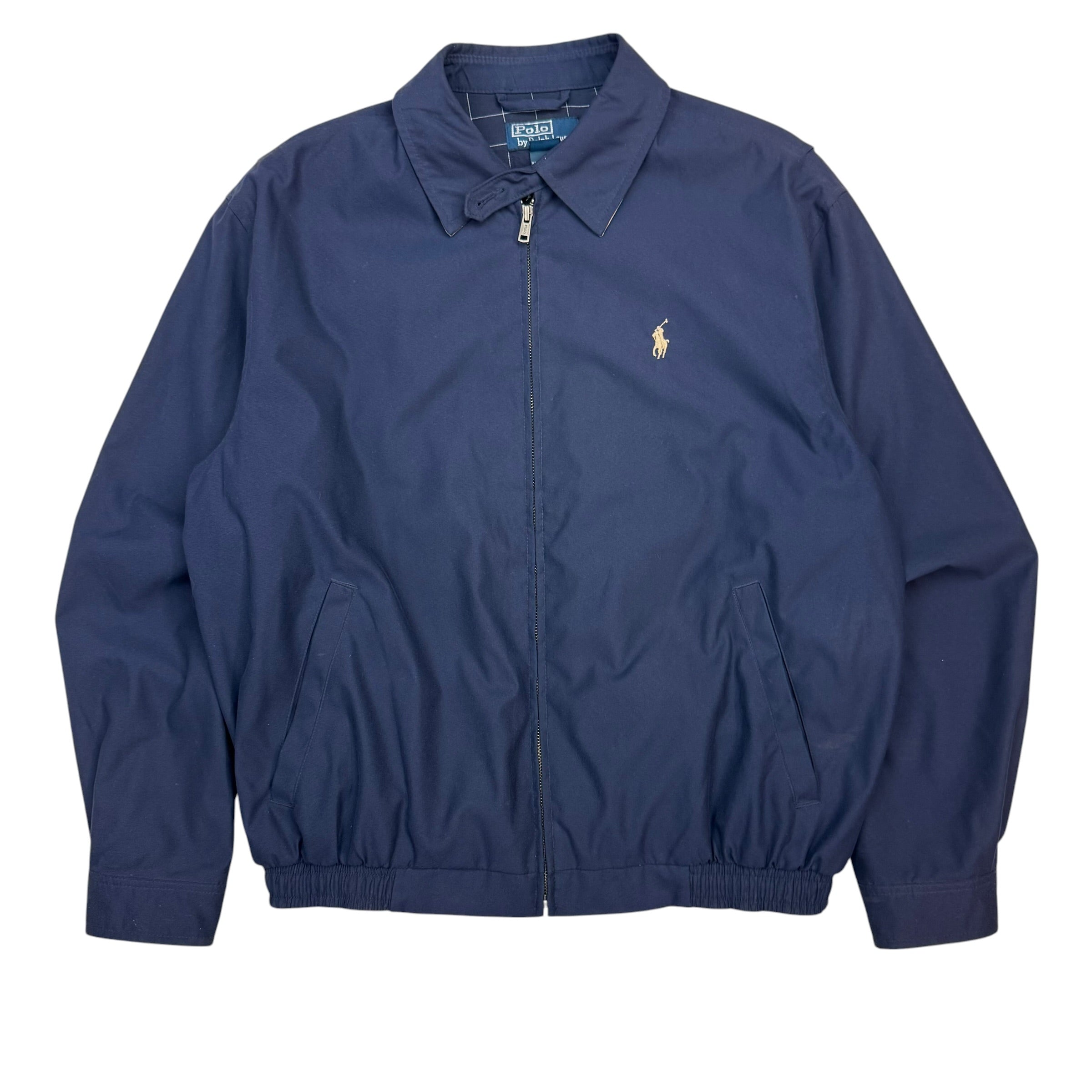 Vintage Polo Ralph Lauren Harrington Jacket Navy Blue