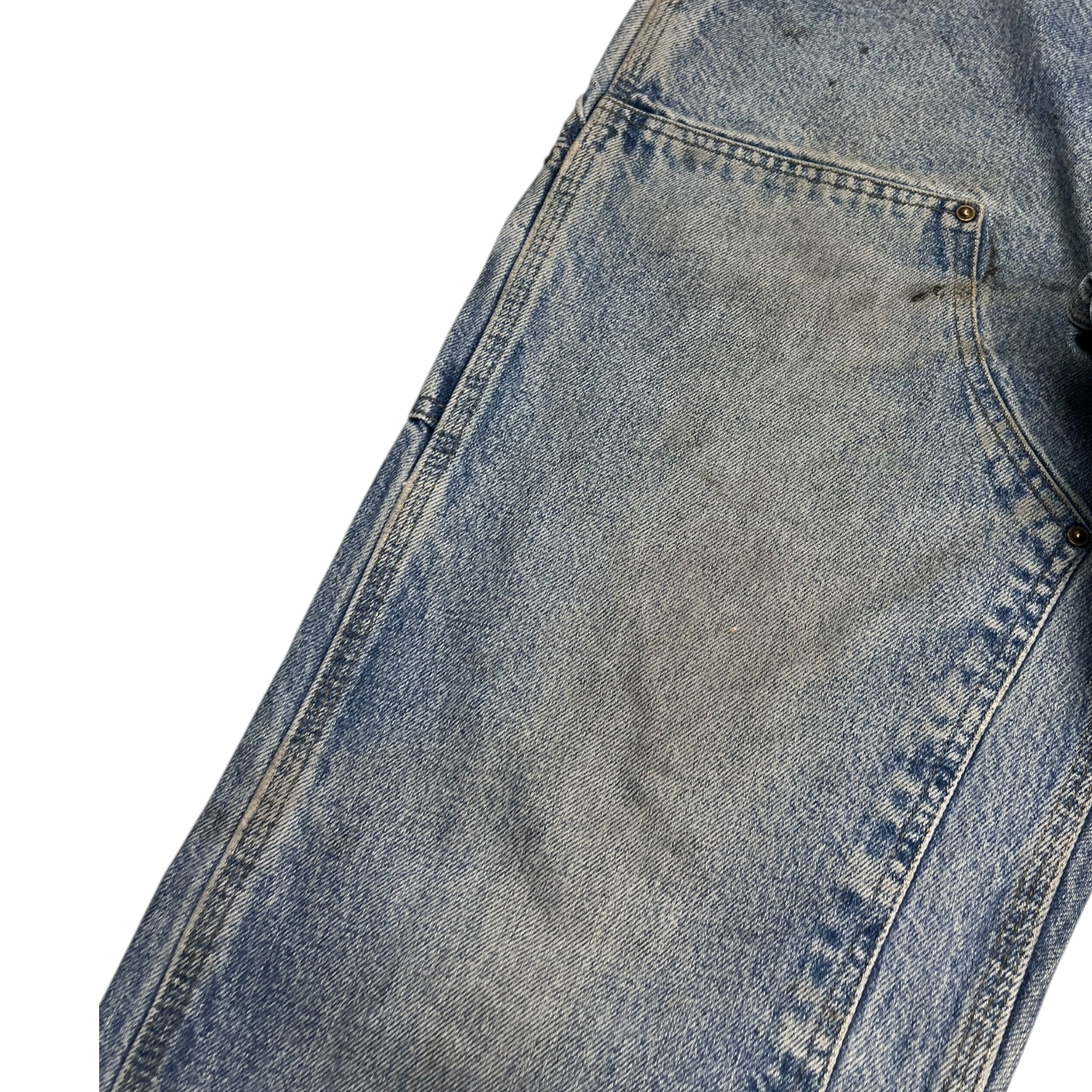 Carhartt Double Knee Work Denim Worn