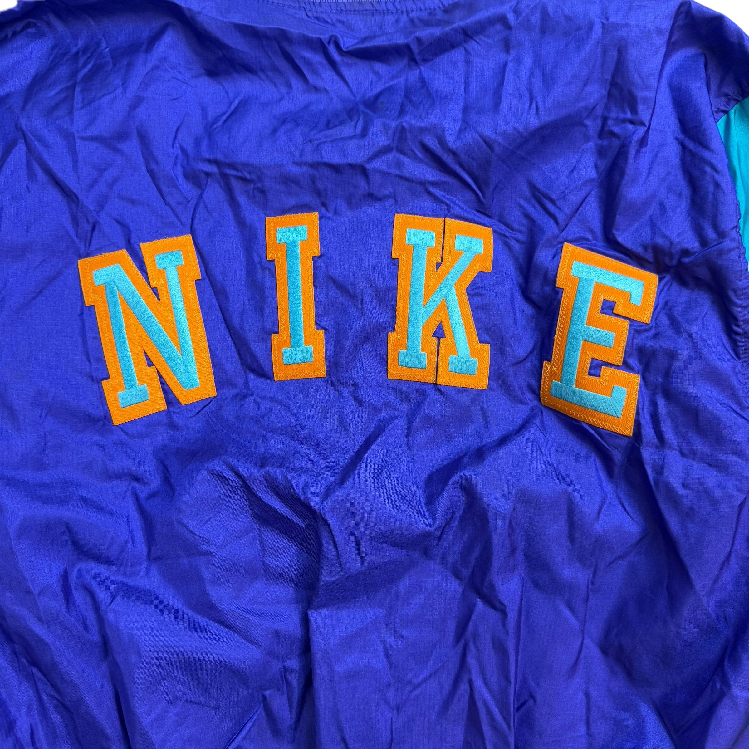 Vintage Nike Windbreaker Aqua Blue/ Green