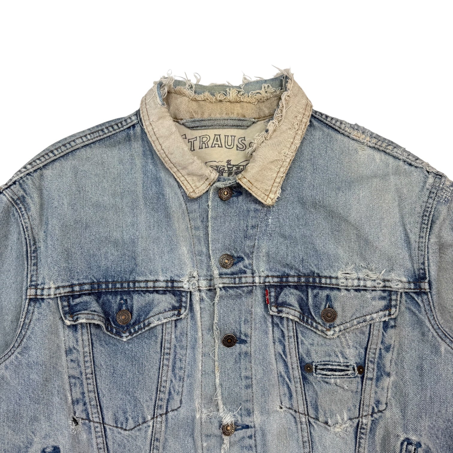 Vintage Levi’s Denim Button Up Jacket Light Wash