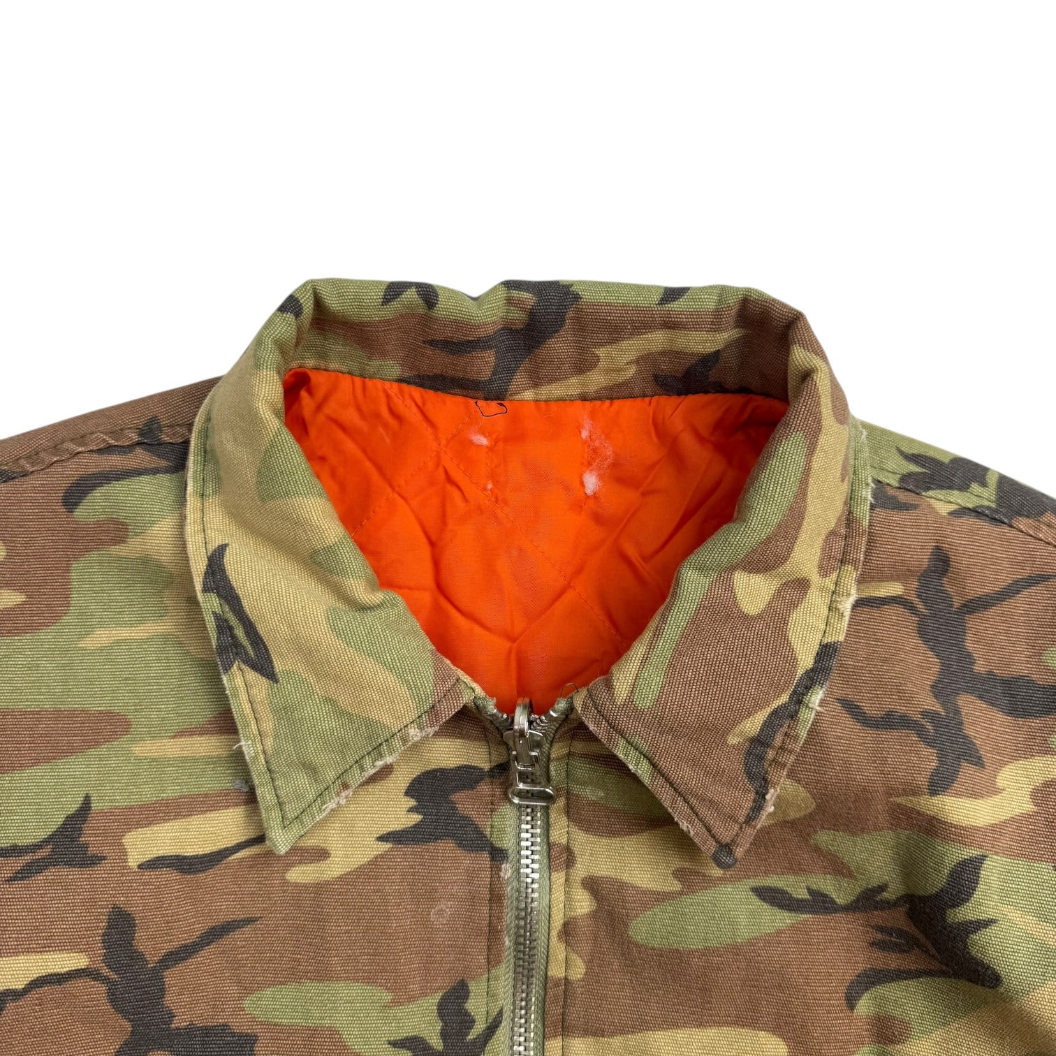 Vintage Camo Zip Up Jacket