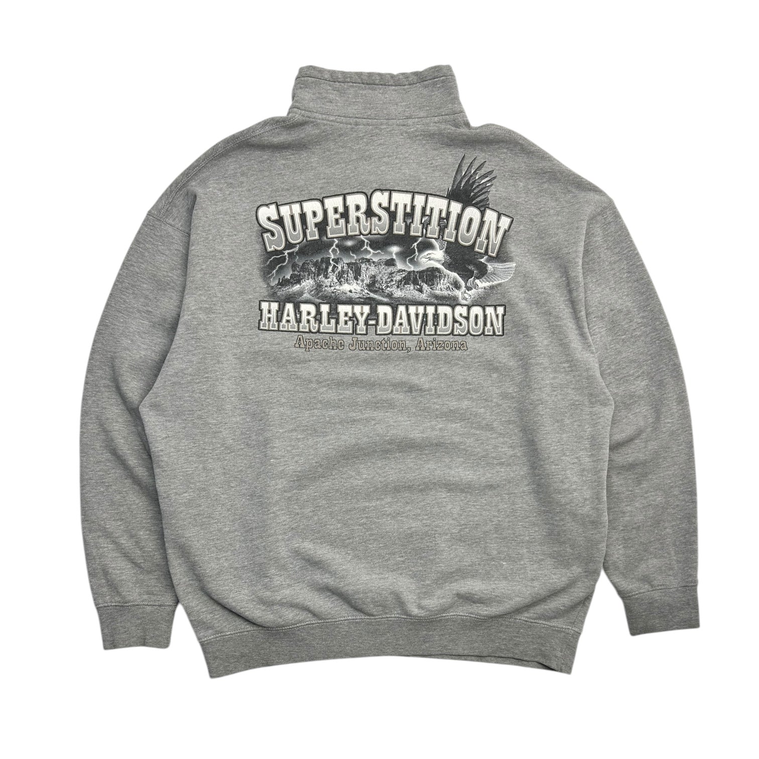 2012  Harley Davidson Superstition Quarter Zip Grey