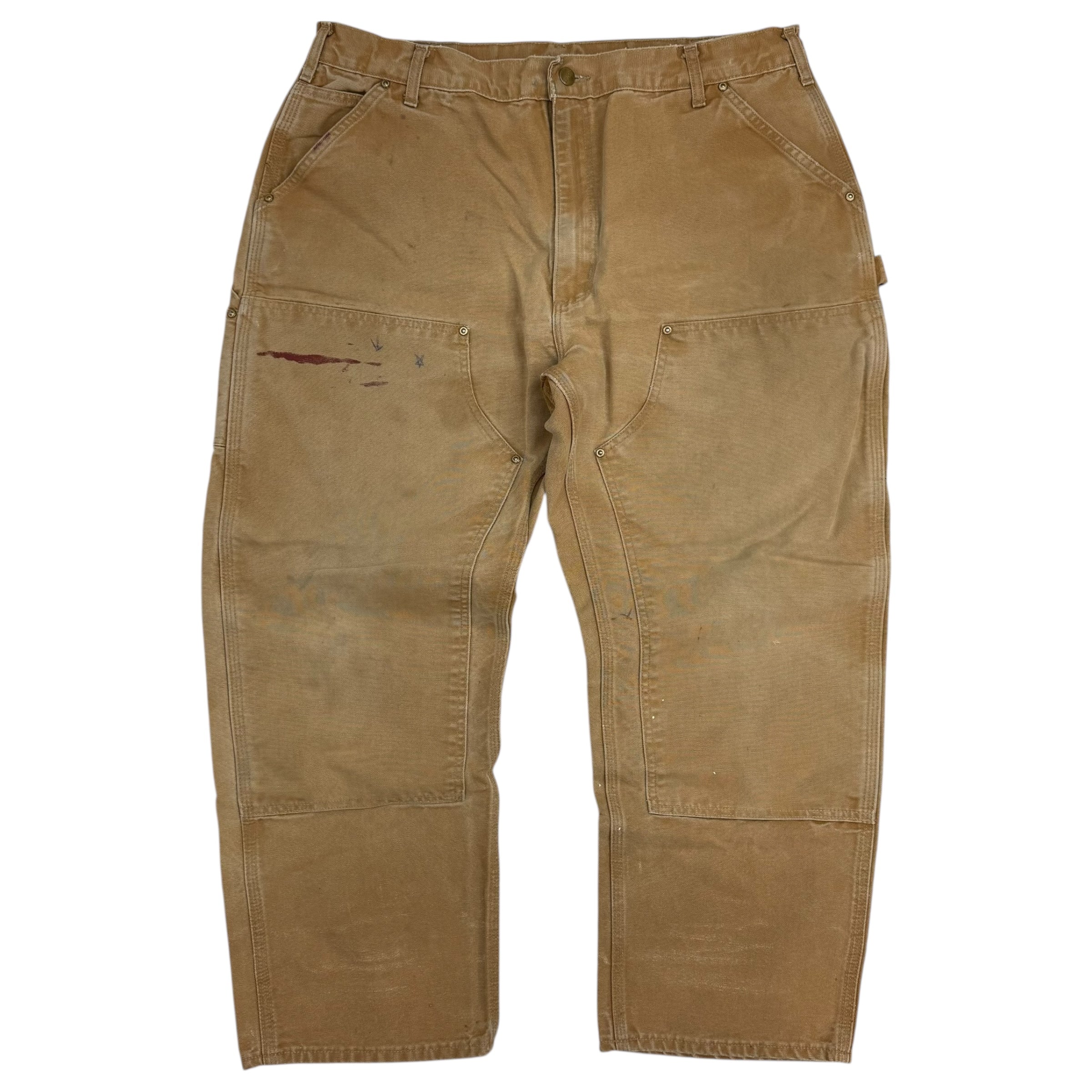 Vintage Carhartt Double Knee Pants Tan