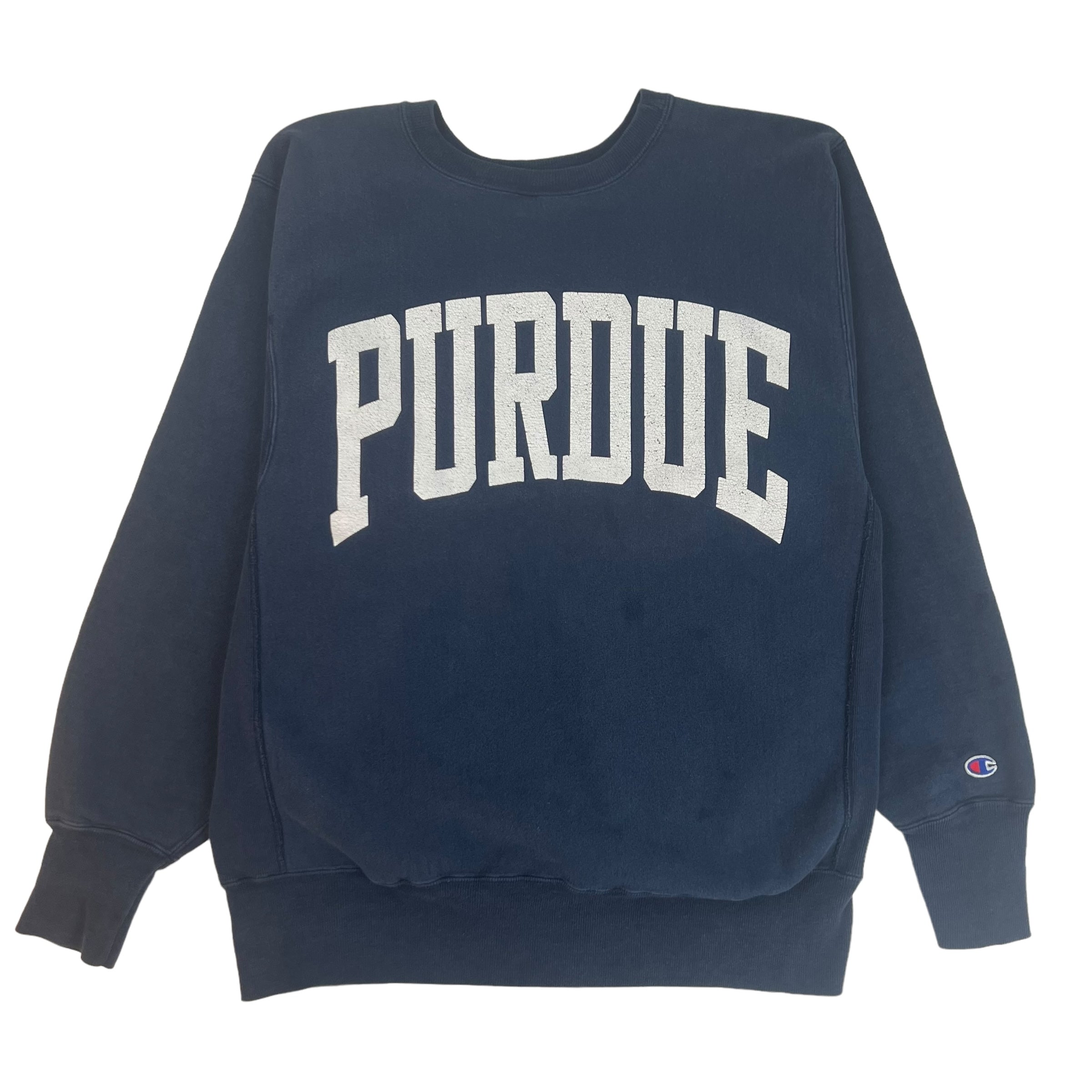 Vintage Champion Reverse Weave Purdue Navy