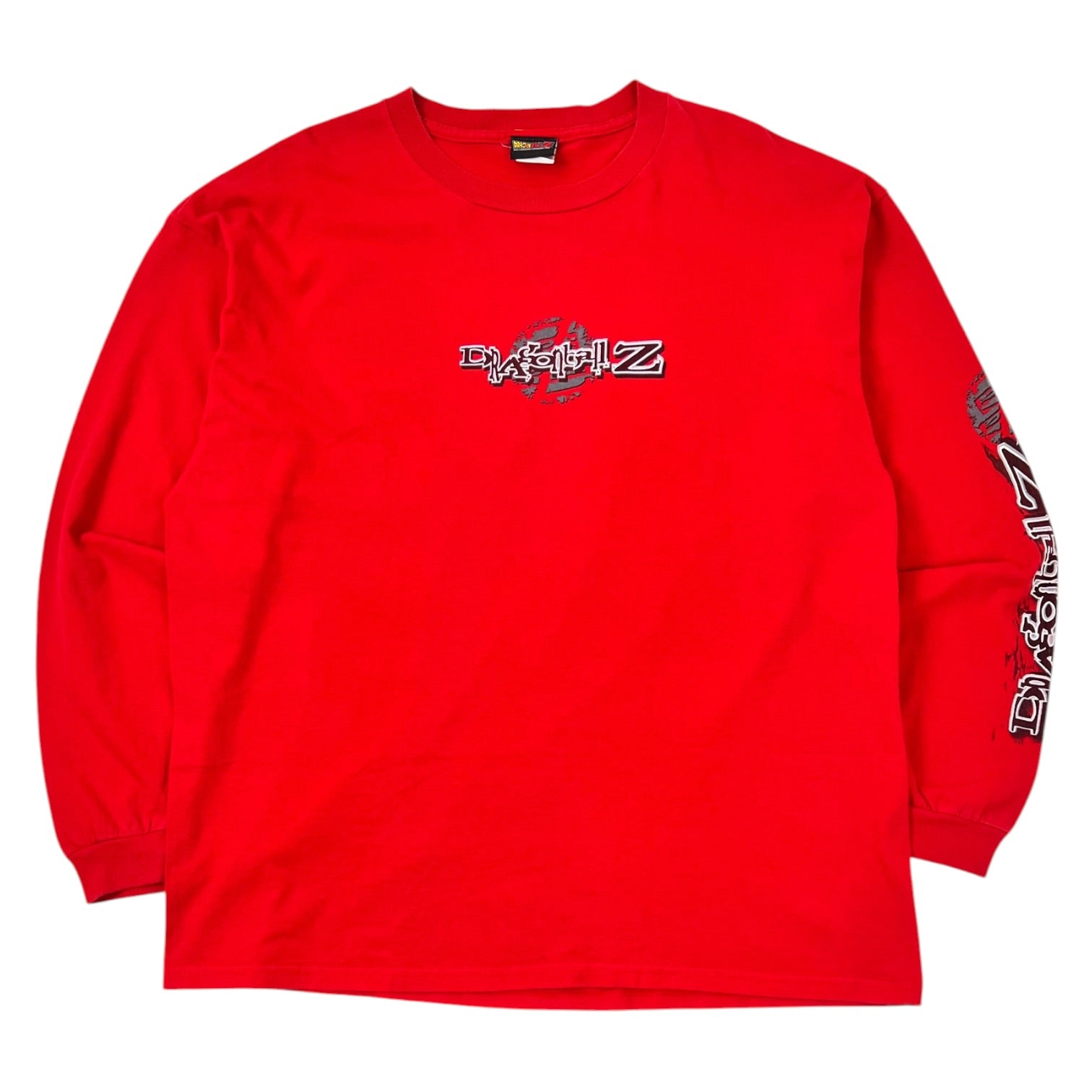 Vintage 2002 DragonballZ Anime Longsleeve T-Shirt Red