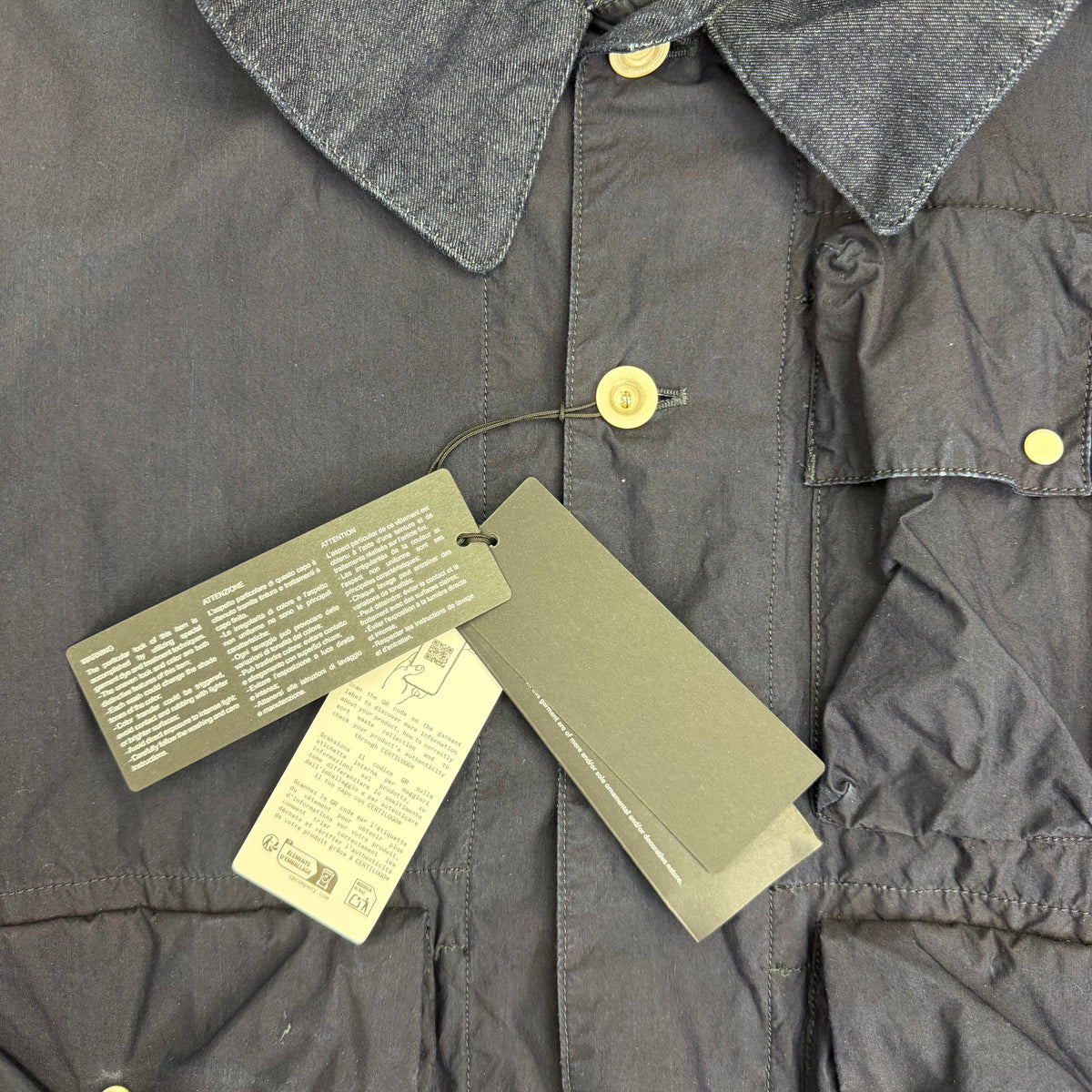 C.P. Company 50 Fili Multipocket Goggle Jacket Indigo