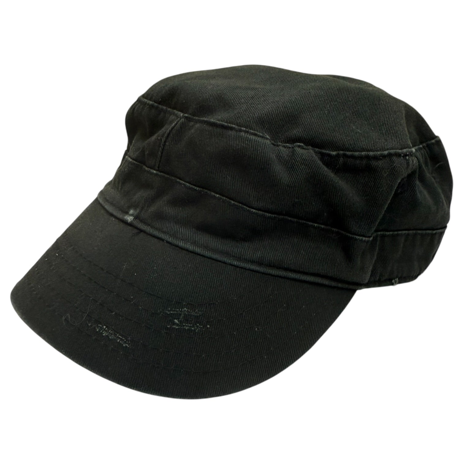 (W) Vintage Y2K Cadet Cap Black