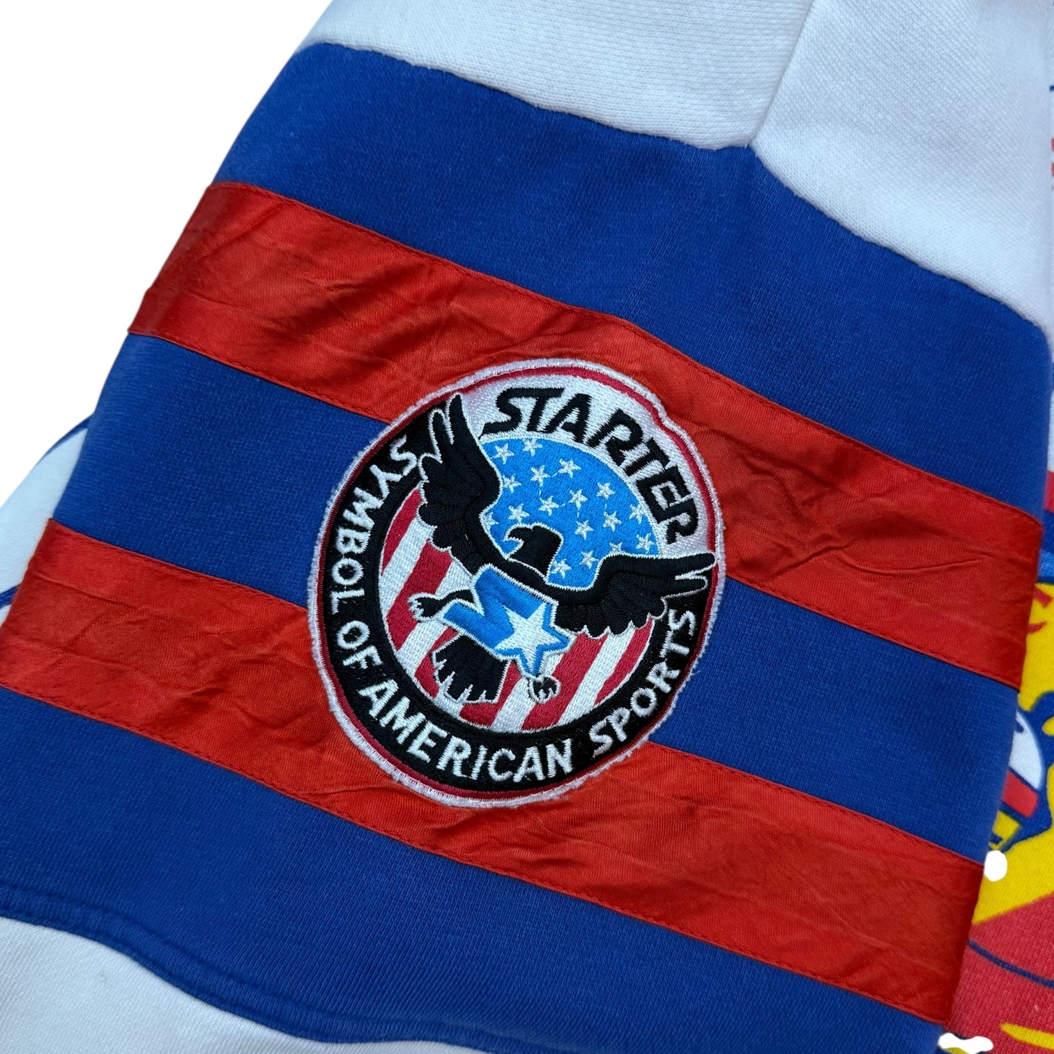 Vintage Starter 1980 Olympics USA Gold Medal Crewneck White/Blue/Red