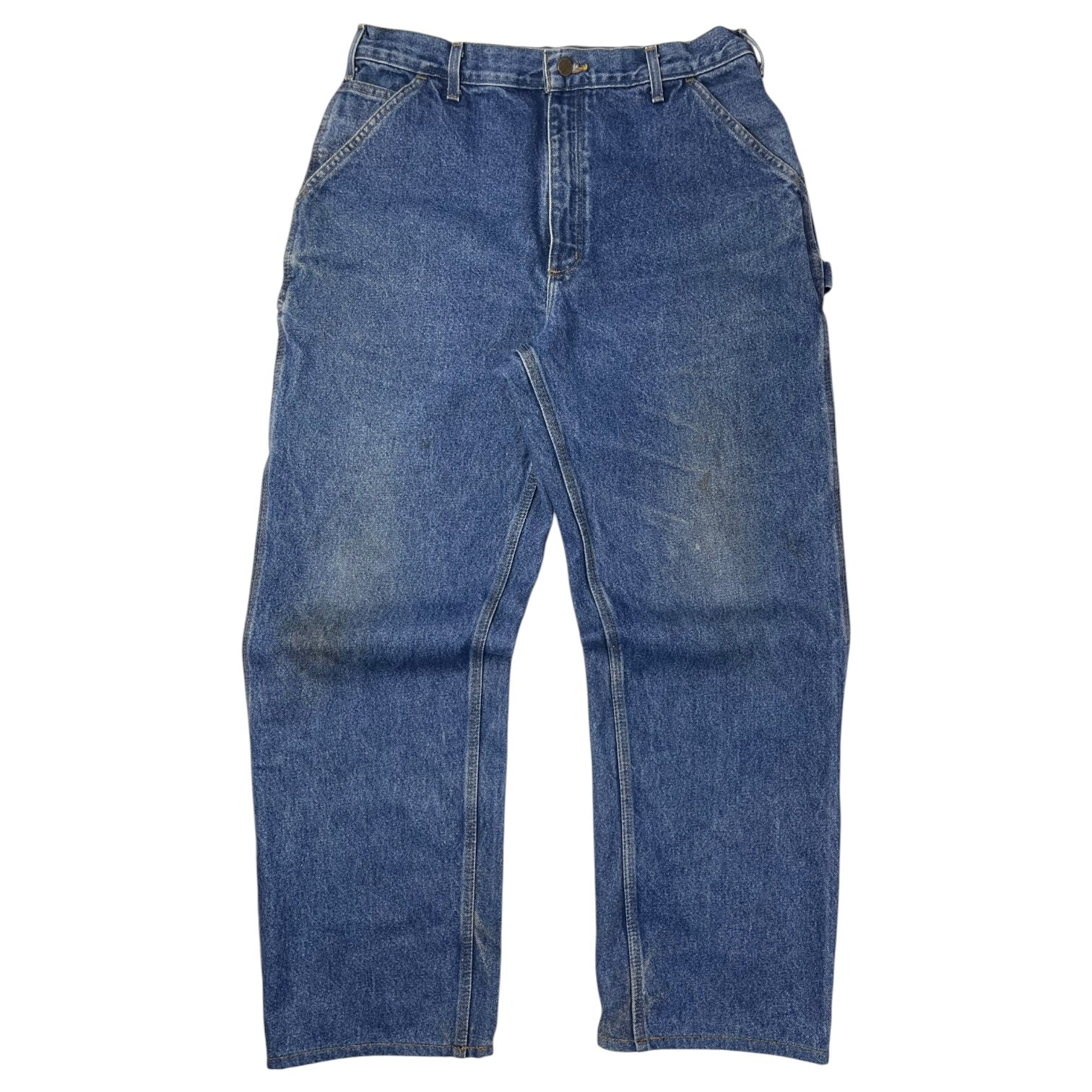 Carhartt Dungaree Fit Denim Bottoms Blue Wash