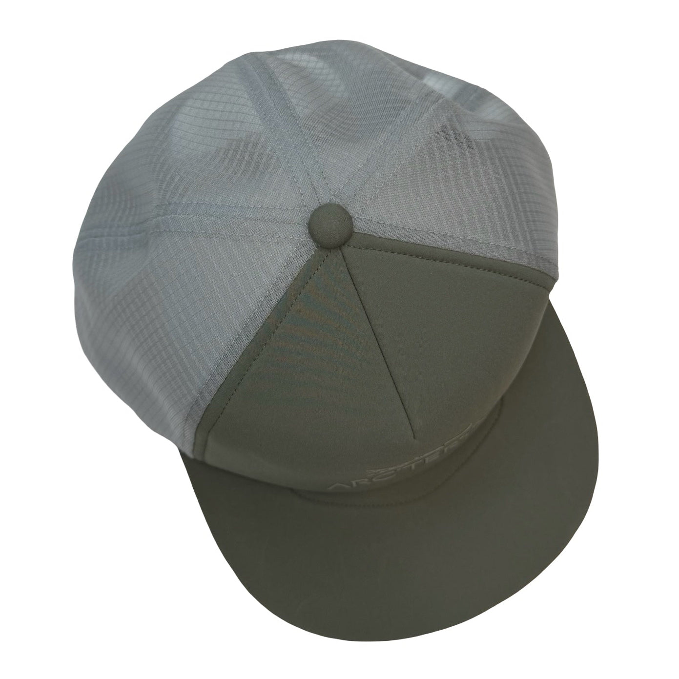Arcteryx Logo Trucker Flat Hat Olive