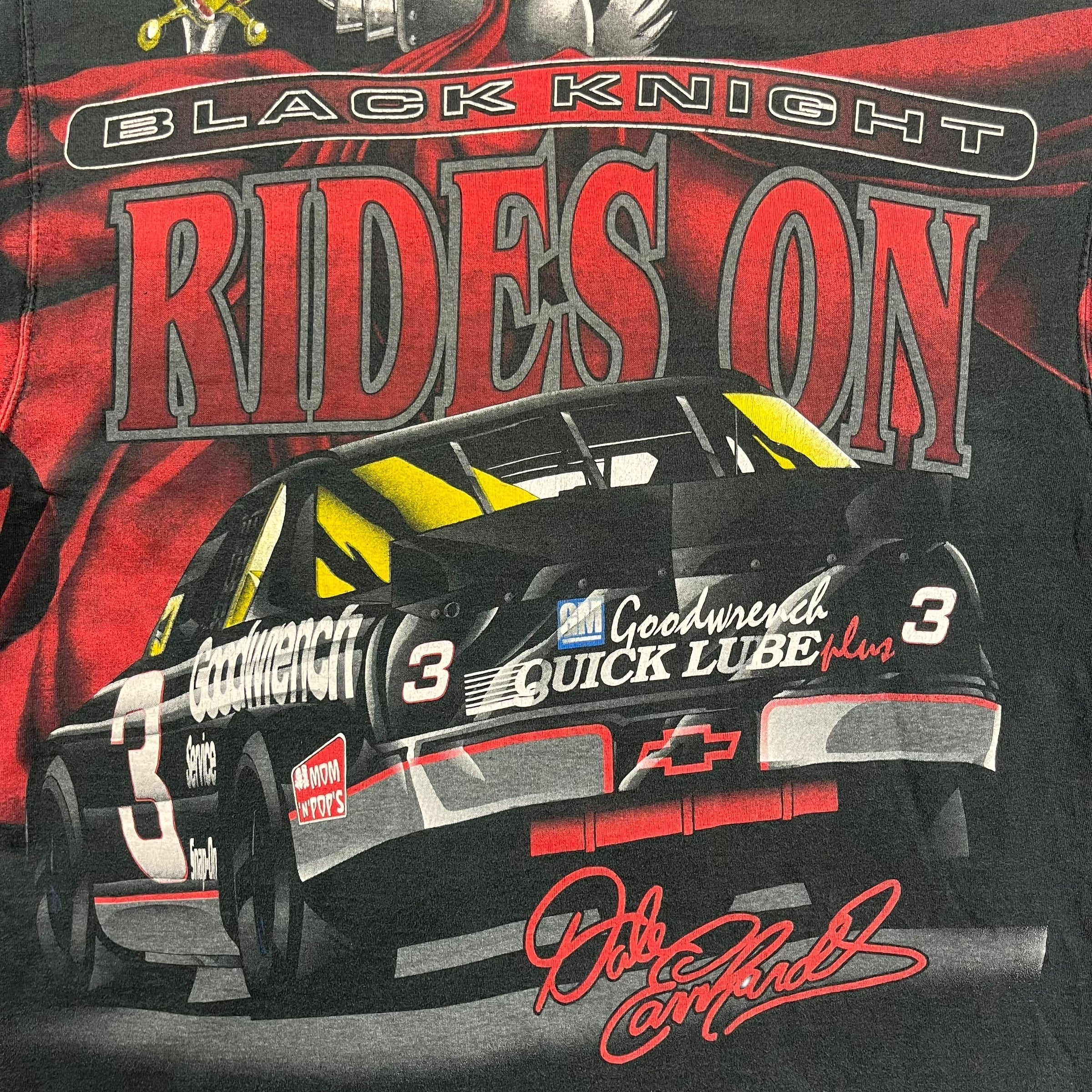 Vintage Dale Earnhardt Jr. Black Knight Tee Grey
