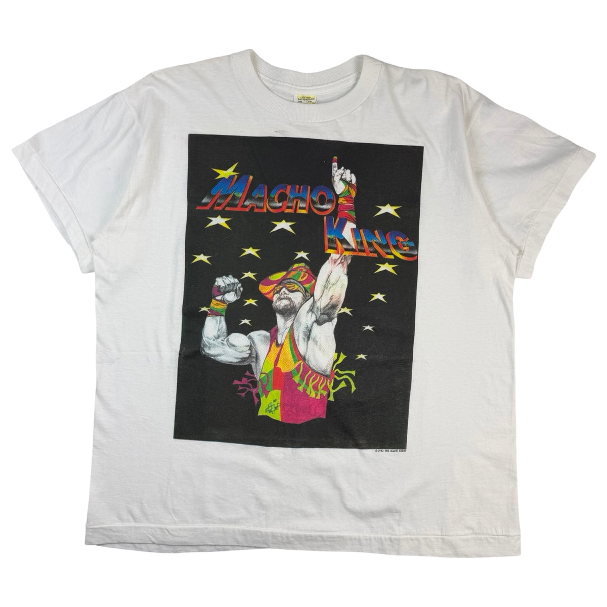 1992 WWF Randy Savage Macho King T-Shirt White