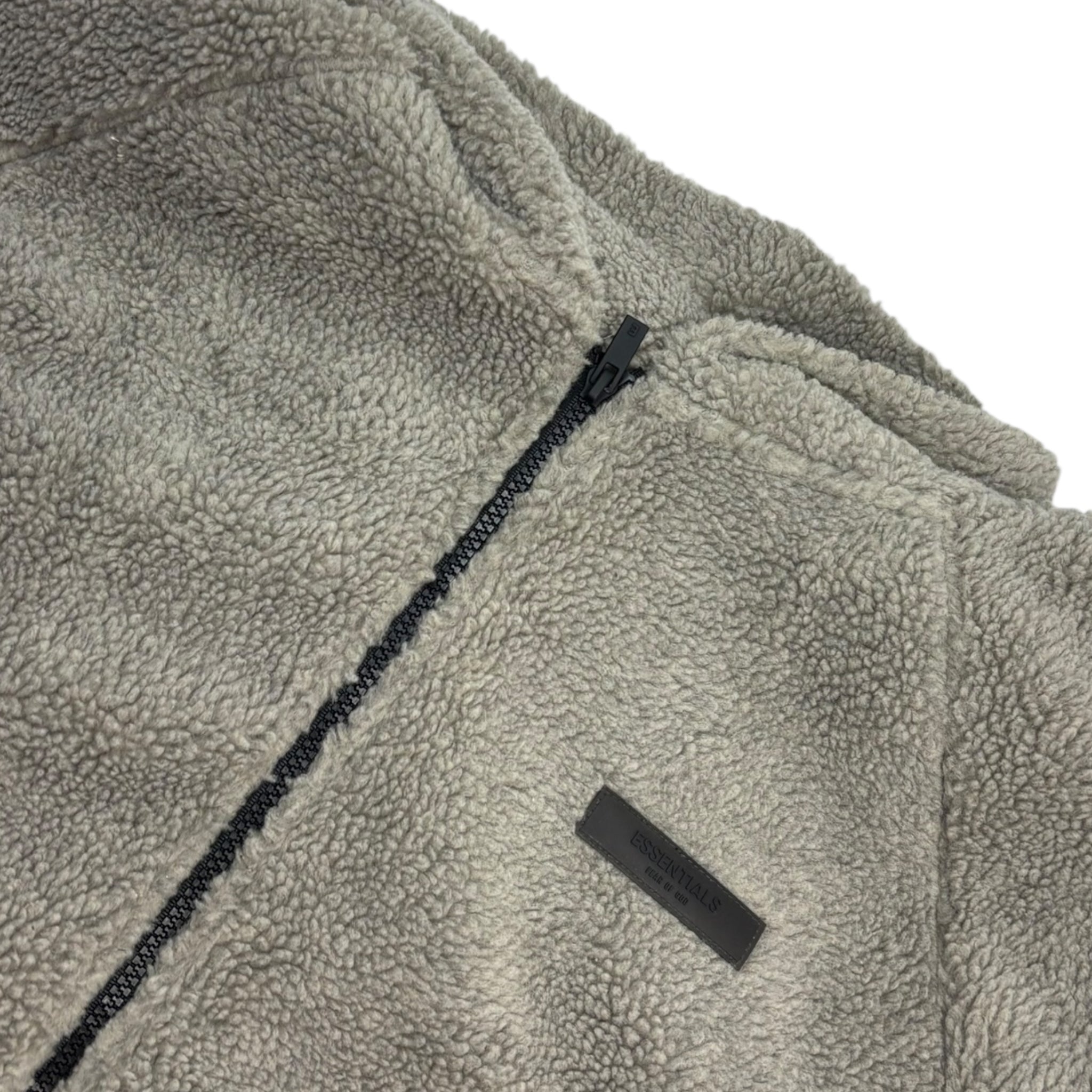 Fear Of God Essentials Sherpa Half Zip Hoodie