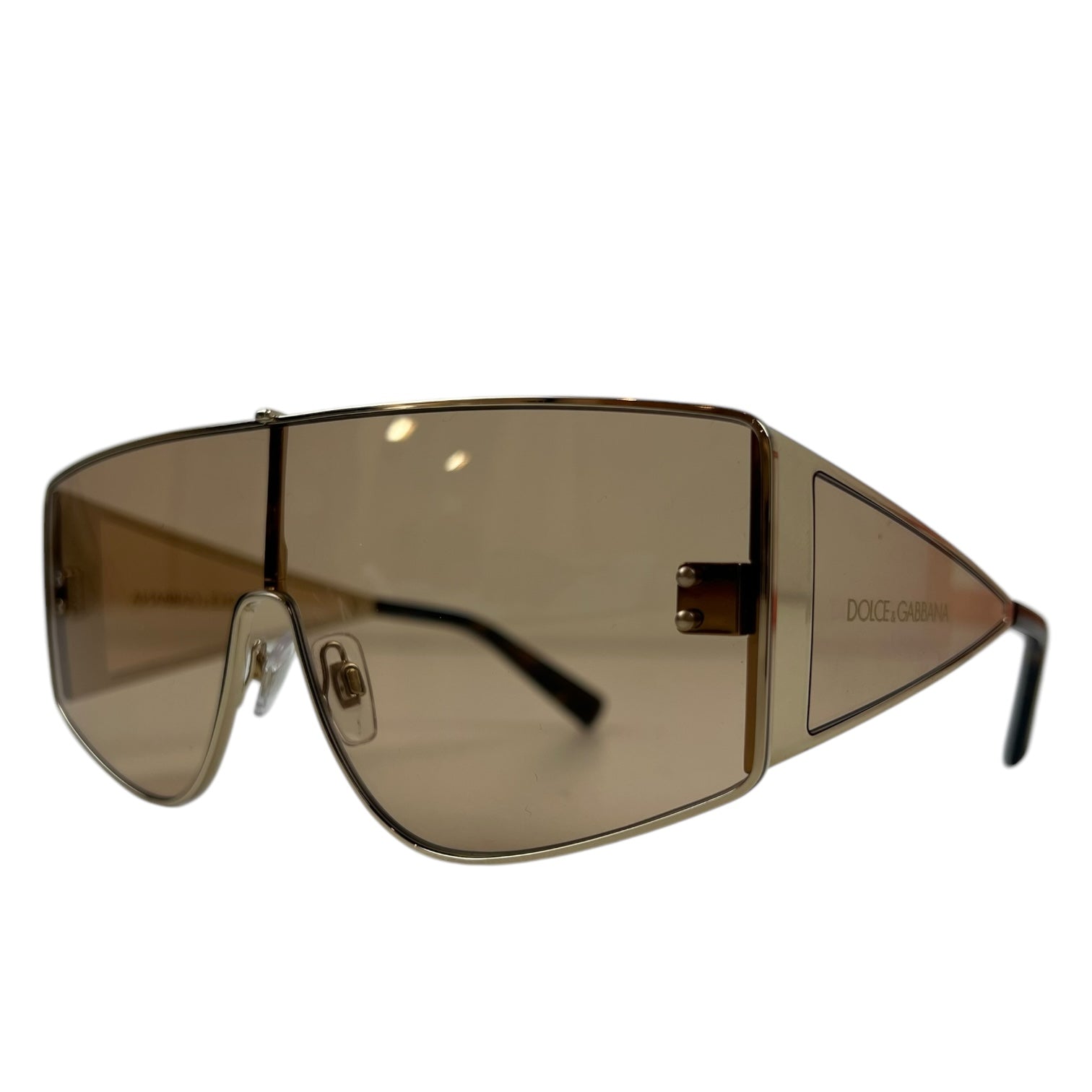 Dolce & Gabbana DG2305 Sunglasses Gold/Brown