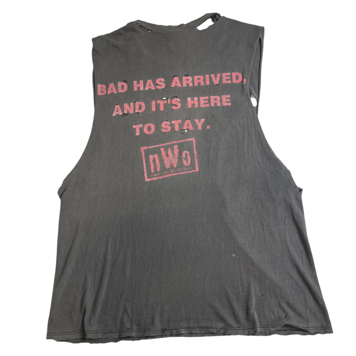 Vintage Distressed New World Order Muscle Tank