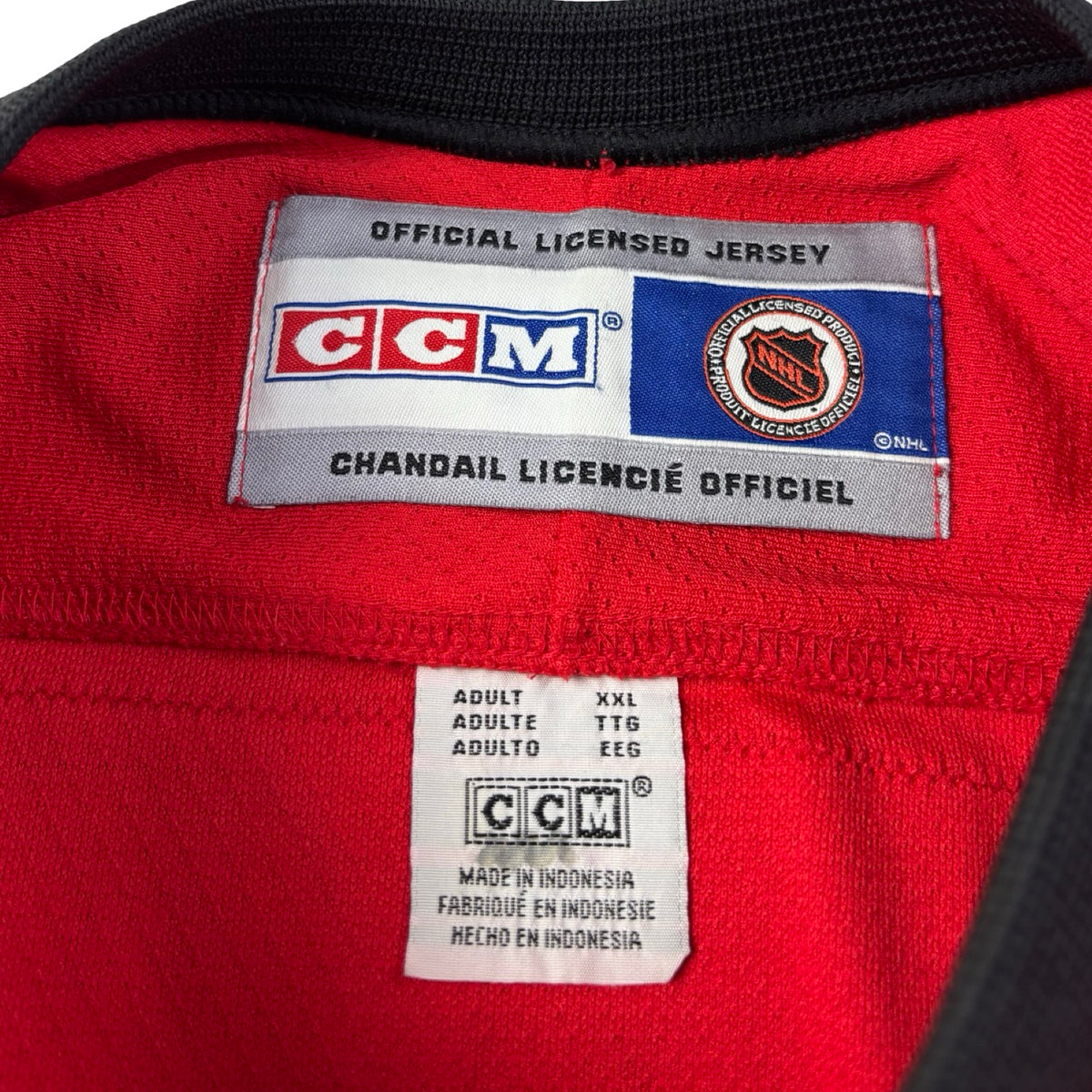 Vintage CCM Calgary Flames Chuck Kobasew NHL Home Jersey
