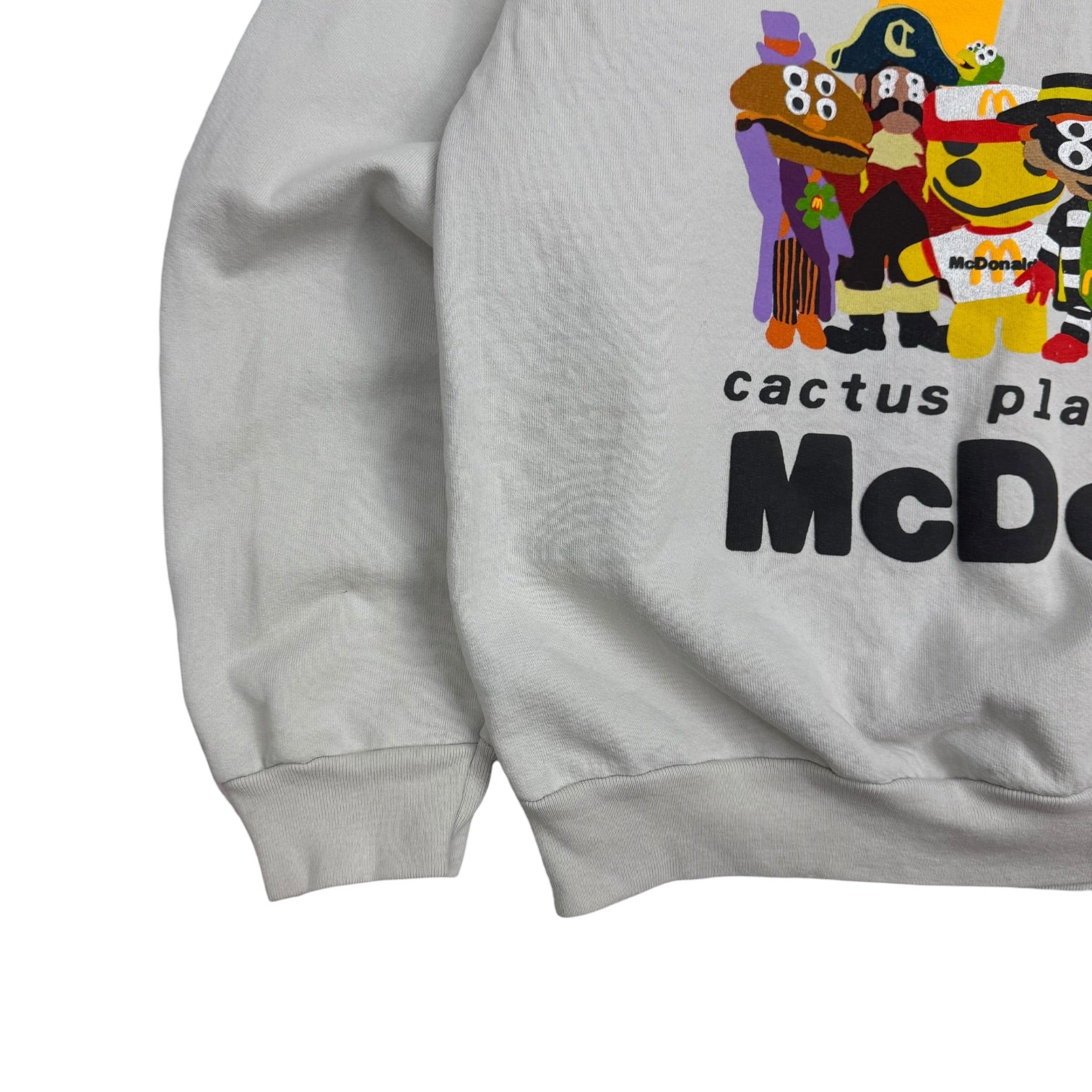 Cactus Plant Flea Market x McDonald’s Cactus Buddy! Crewneck Cement
