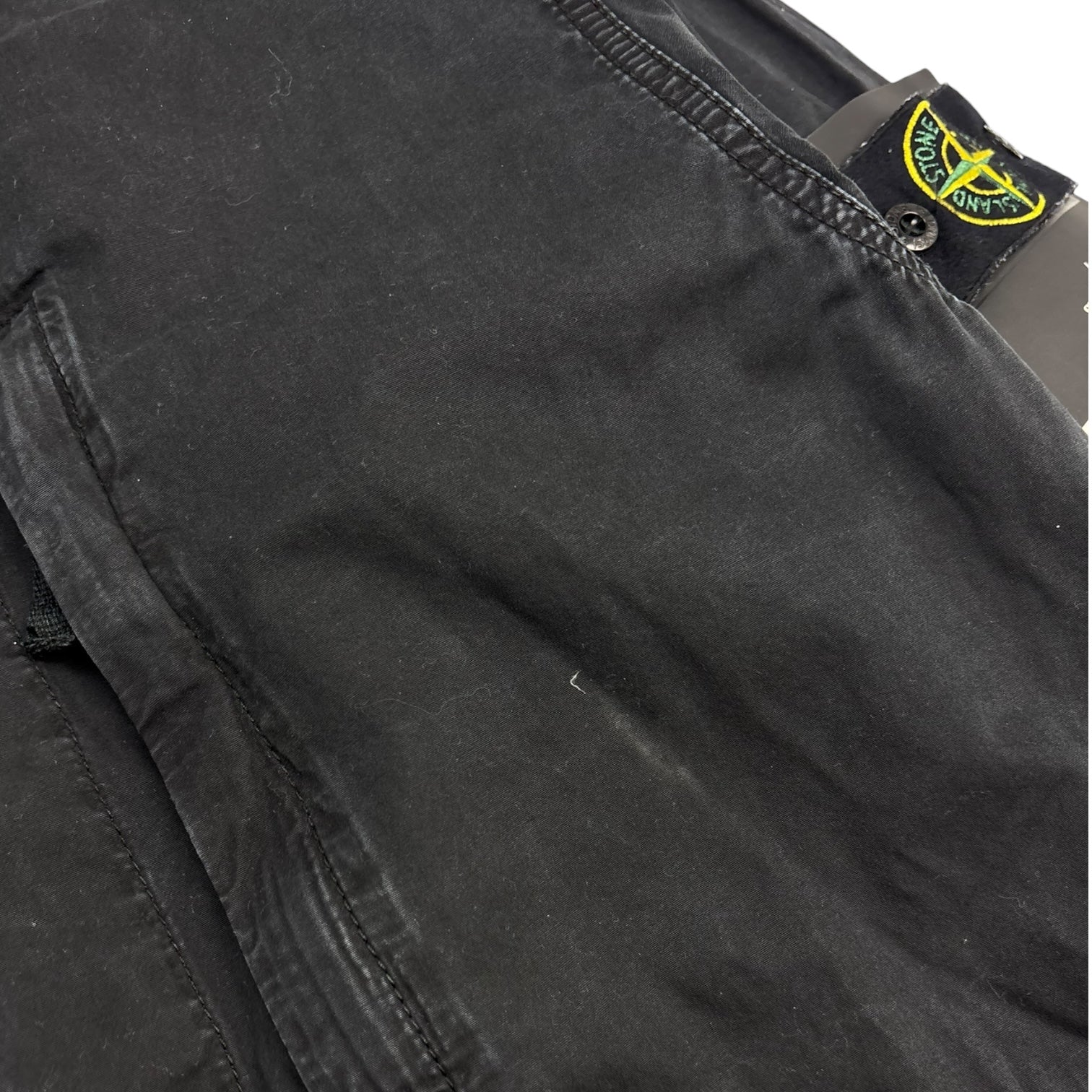 Stone Island Telan Smeriglata Jacket Black