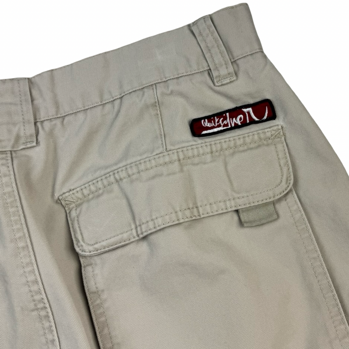 Vintage Y2K Quiksilver Cargo Shorts White